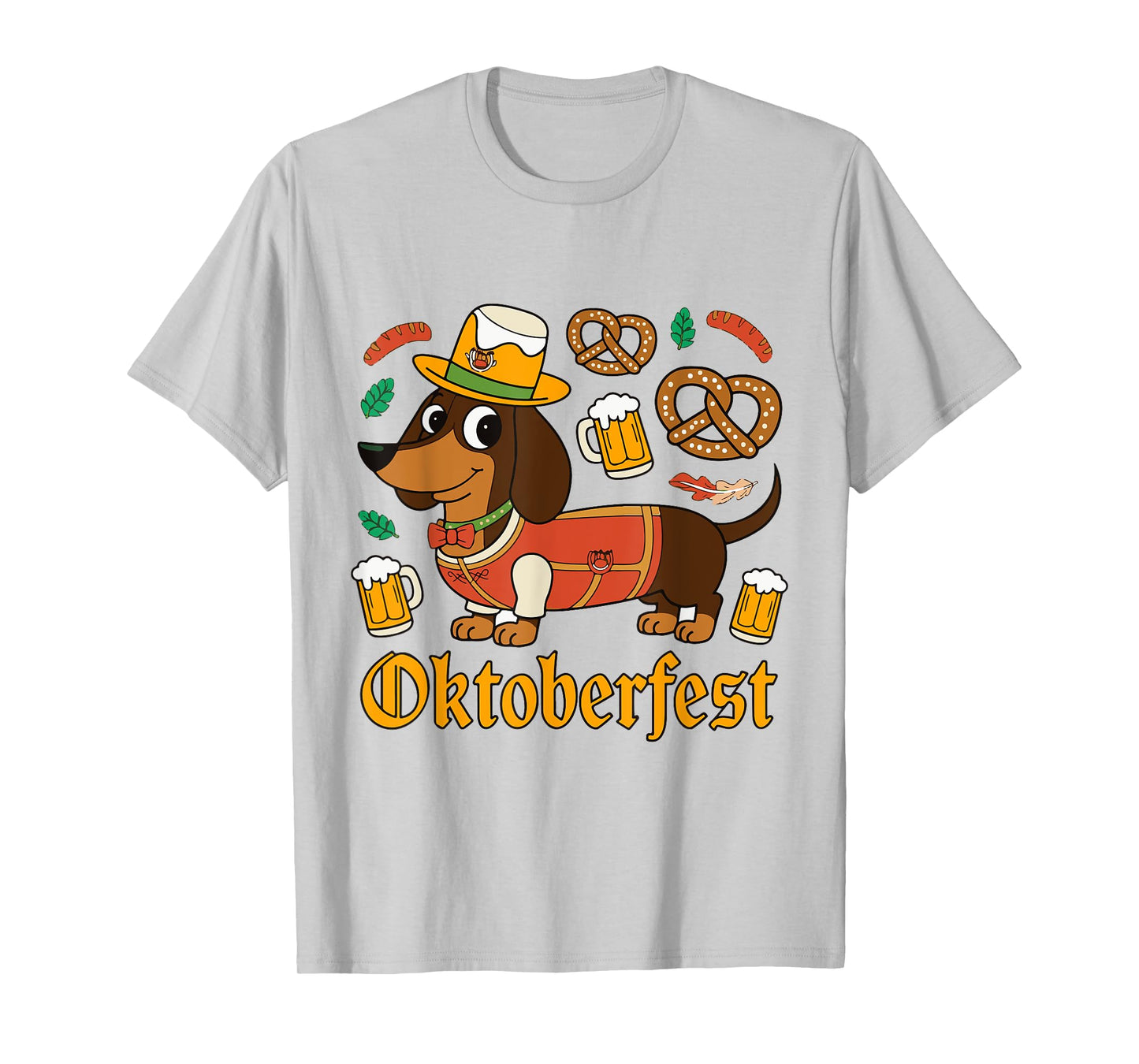 Oktoberfest Dachshund Cute Sausage Dog German Men Women T-Shirt