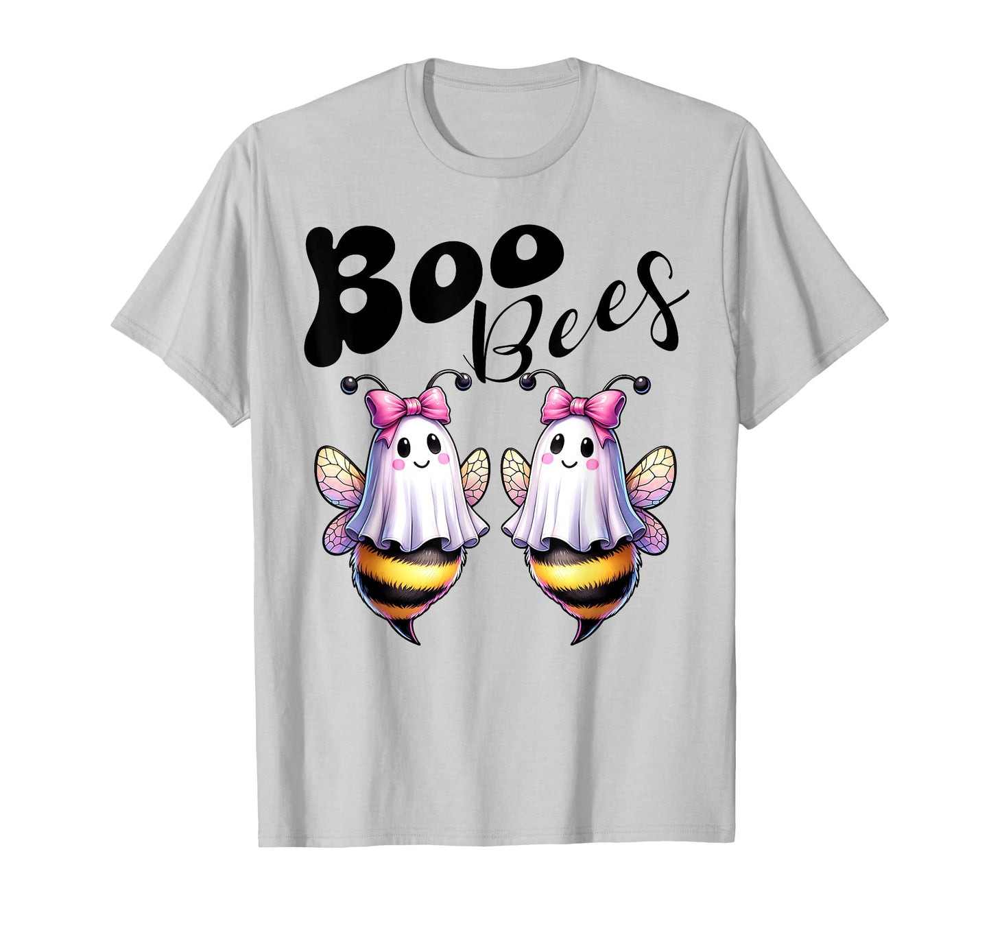 Boo Bees Ghost Bee Halloween Costume Women Funny T-Shirt