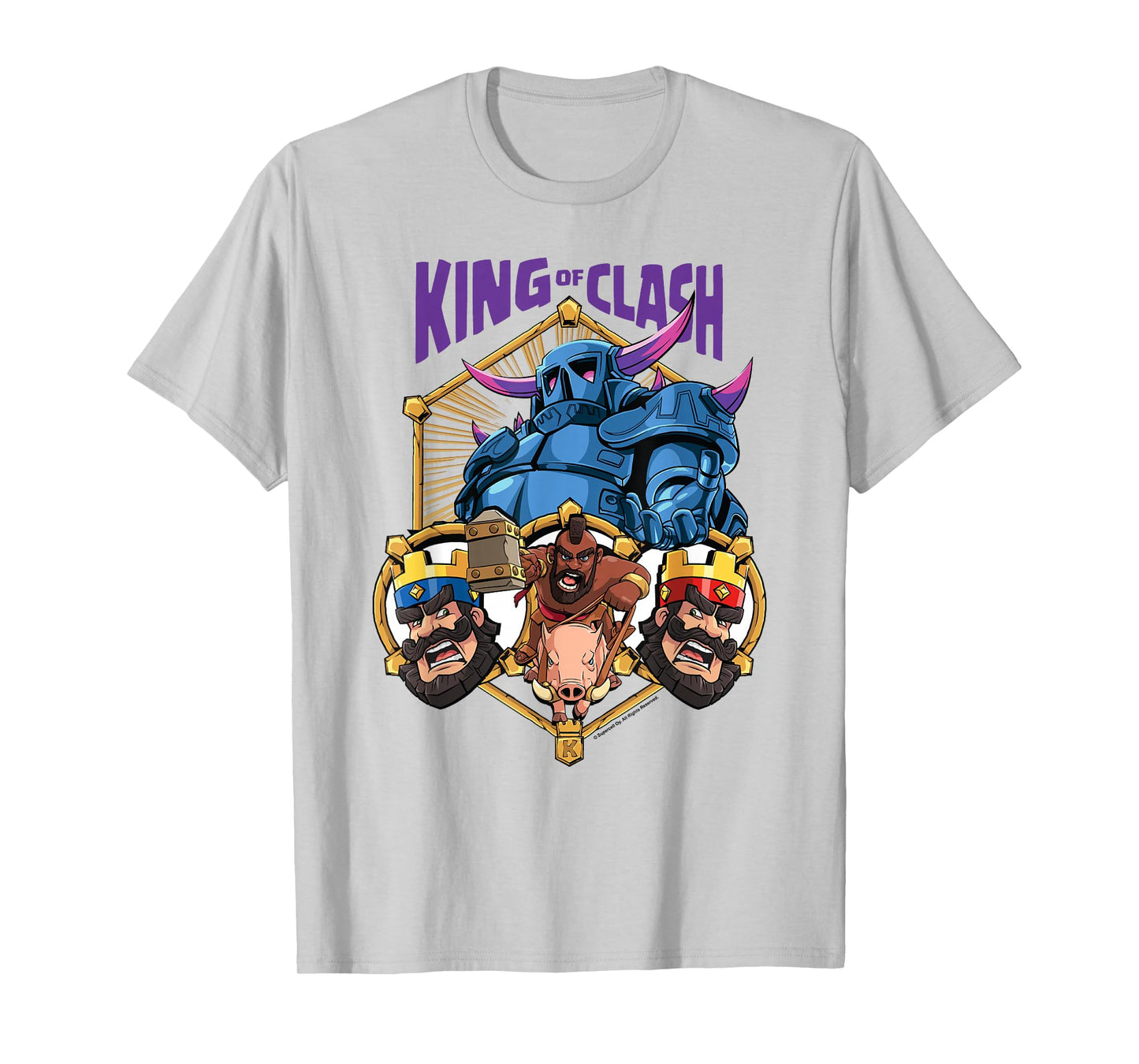 Clash Royale King Of Clash P.E.K.K.A. Portrait T-Shirt