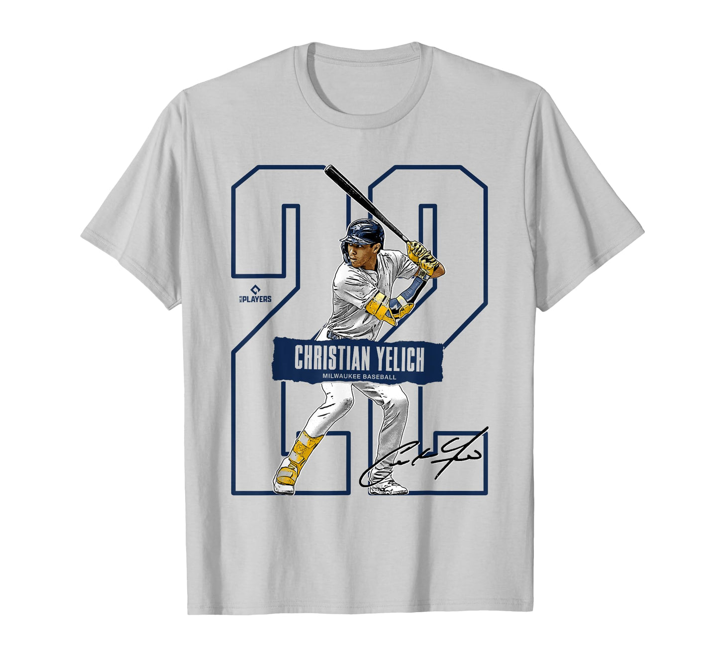 Christian Yelich | Milwaukee Baseball Players | MLBCHR301N T-Shirt