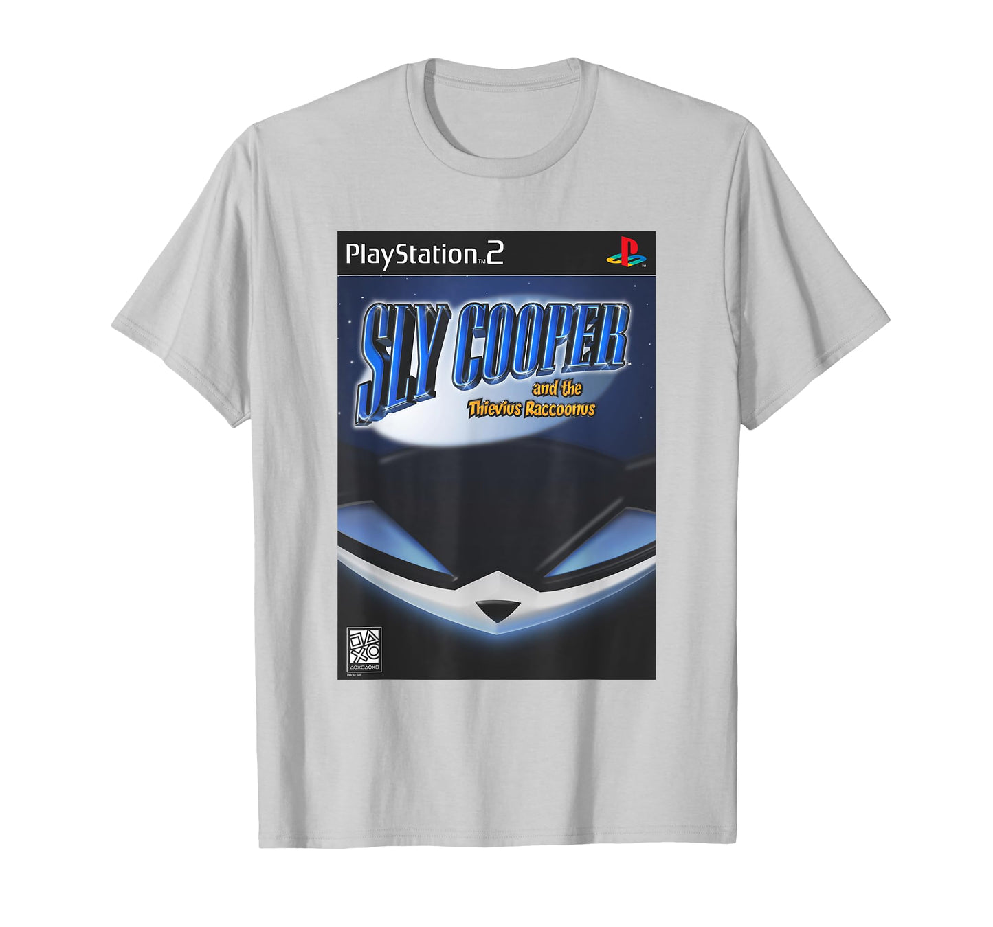 PlayStation 2 Sly Cooper Cover Art Video Game T-Shirt