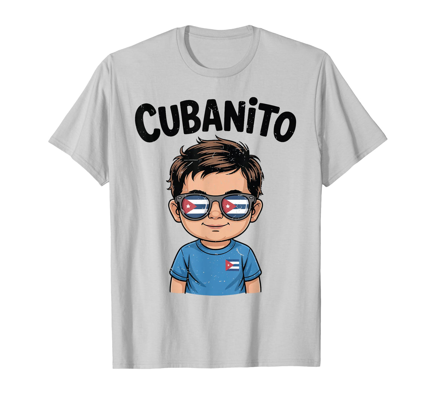 Cubanito Toddler Boy Cuban Hispanic Heritage Month Cuba Boys T-Shirt
