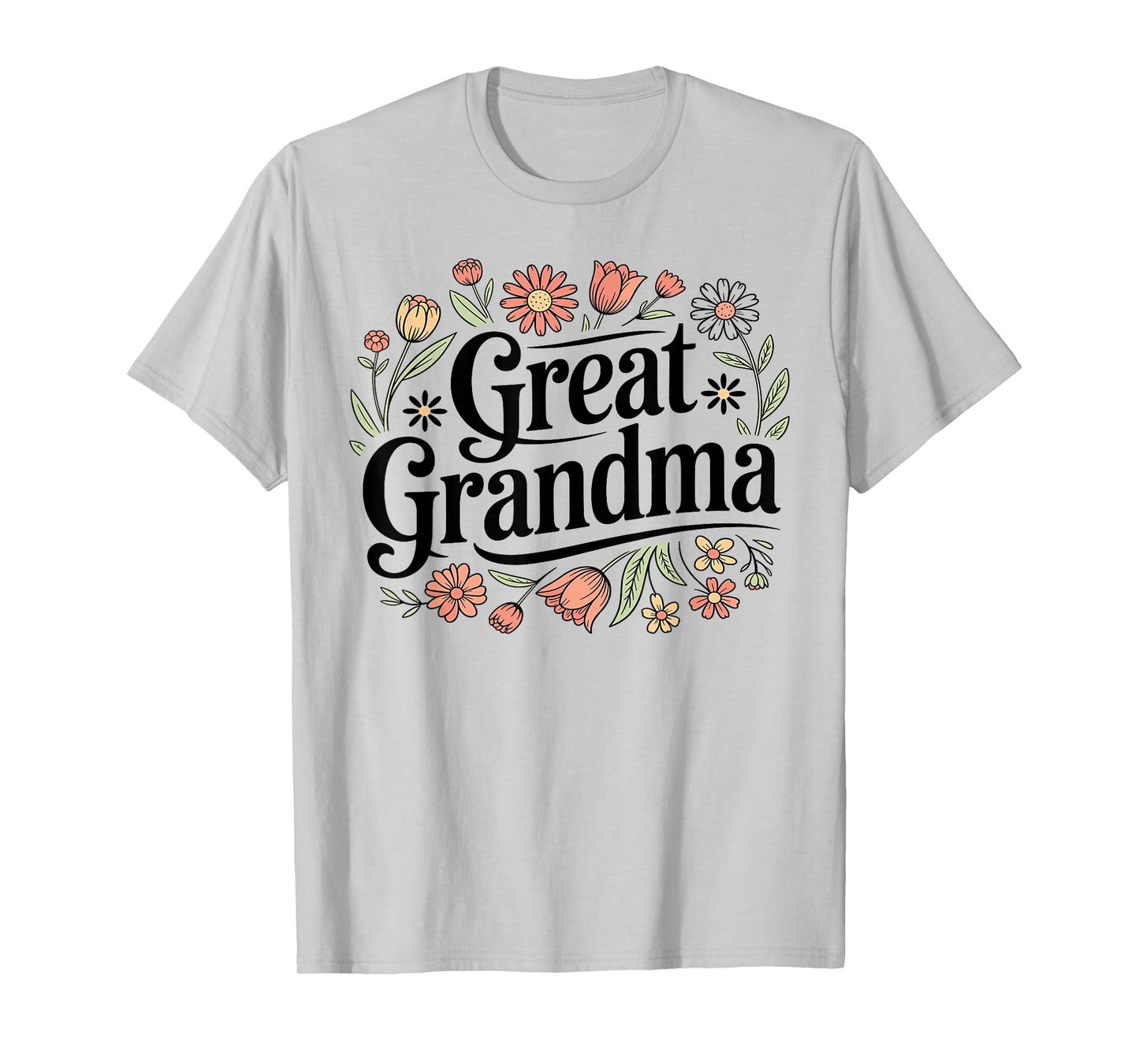 Wildflowers Great Grandma Floral Mother's Day Great Grandma T-Shirt
