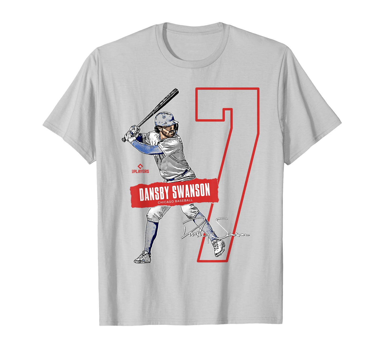 Dansby Swanson | Chicago Baseball Players | MLBDAN301N T-Shirt