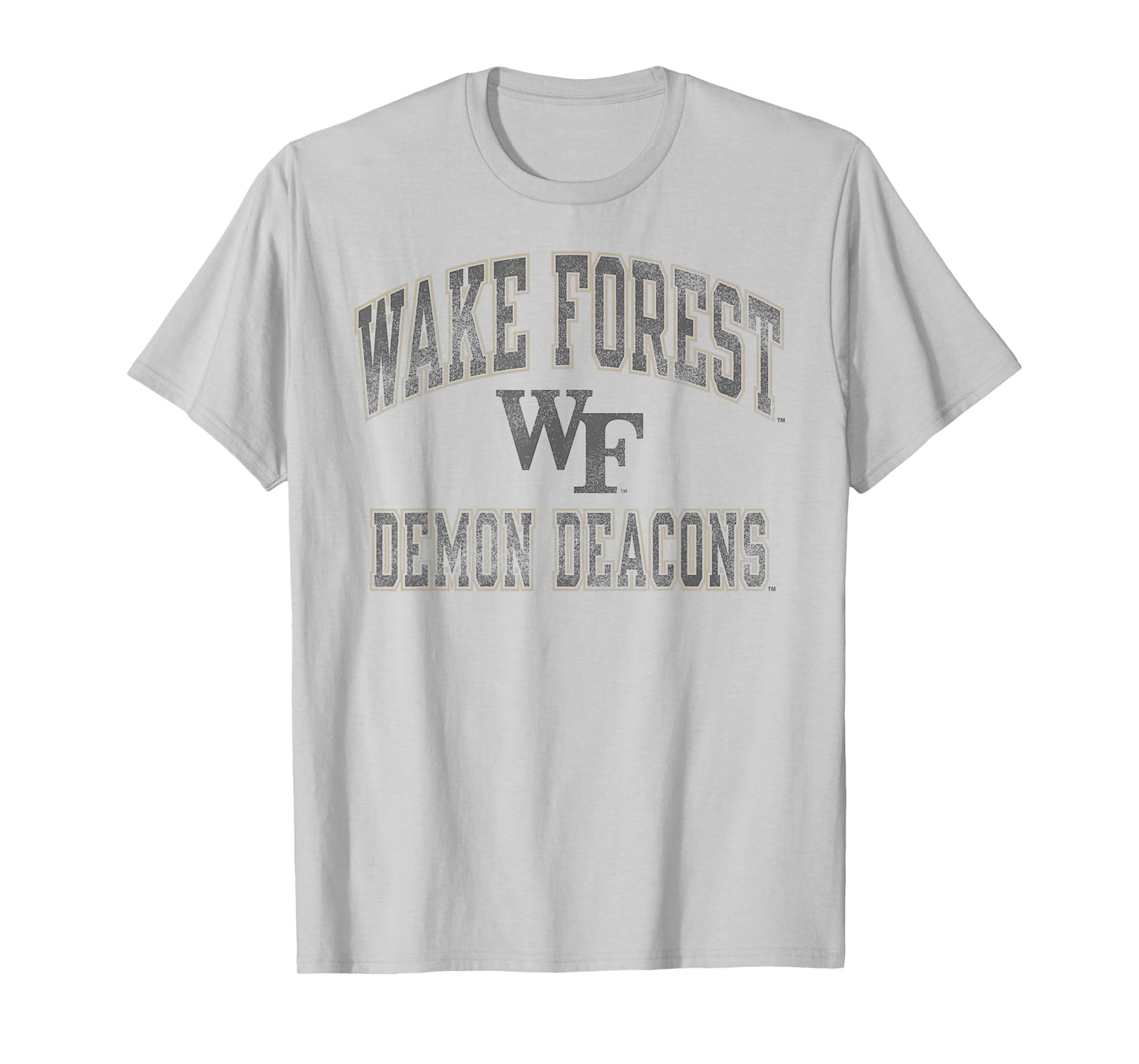 Wake Forest Demon Deacons Vintage Worn Gray T-Shirt