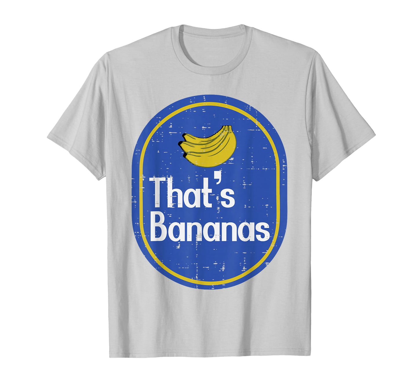 Thats Bananas Sticker Fruit Costume Halloween Men Women Kids T-Shirt