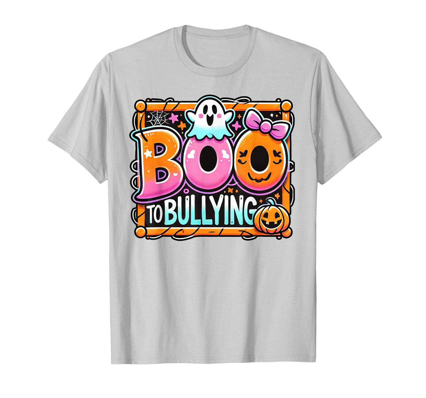 Boo To Bullying Shirt Unity Day Cute Ghost Halloween T-Shirt