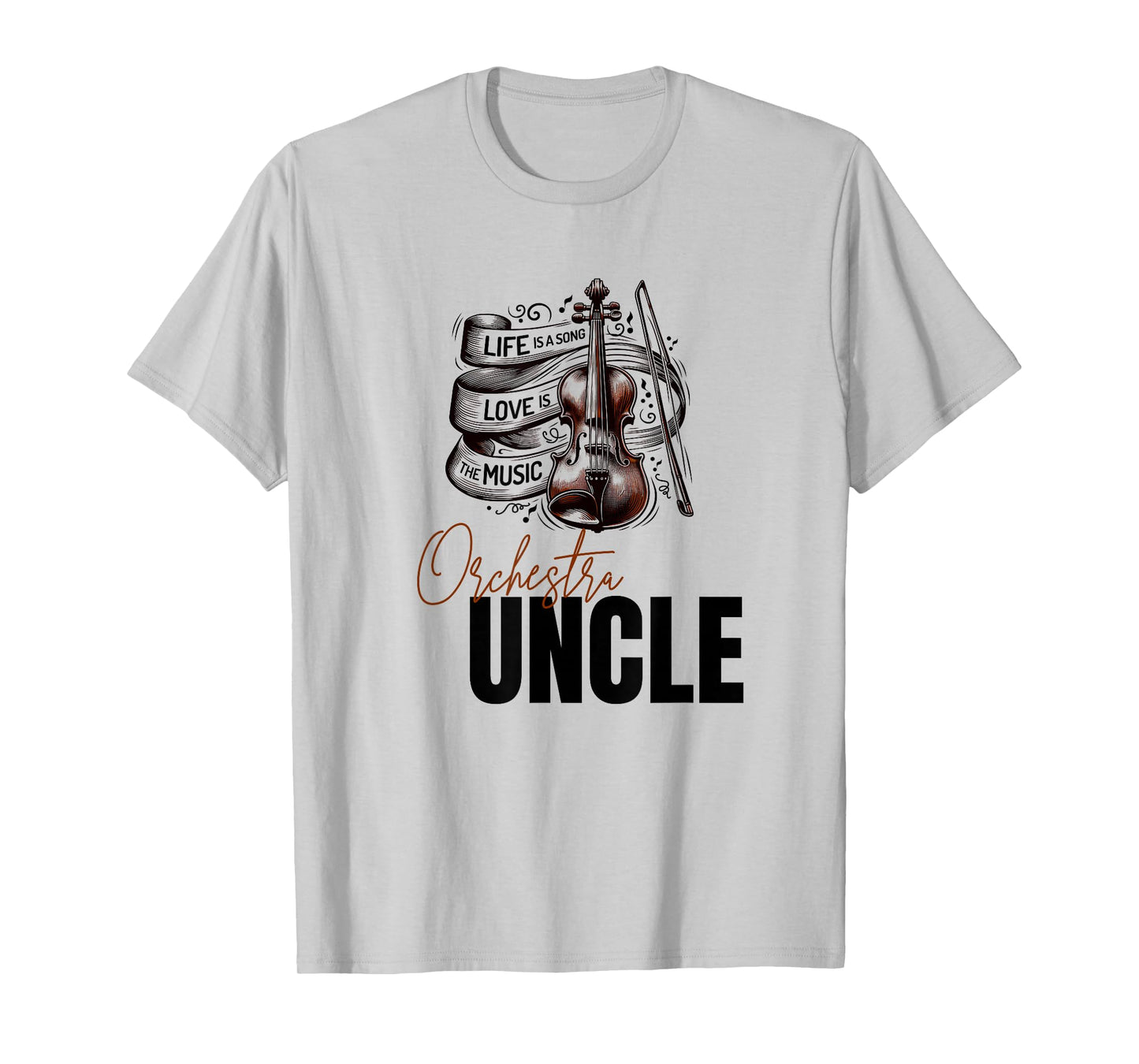 Orchestra Uncle, Family Classical Music Supporter T-Shirt