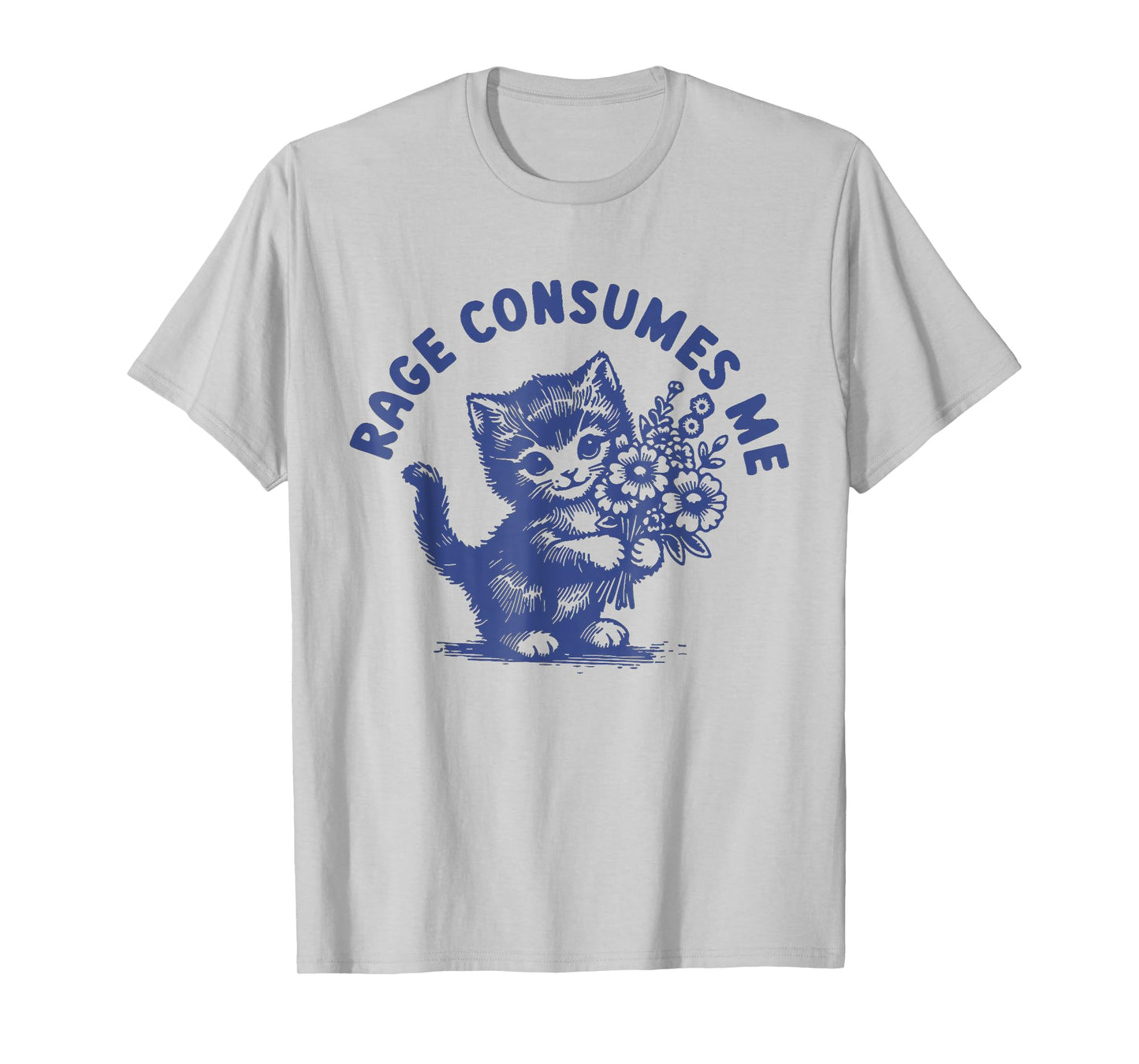 Cat Rage Consumes Me Cat T-Shirt