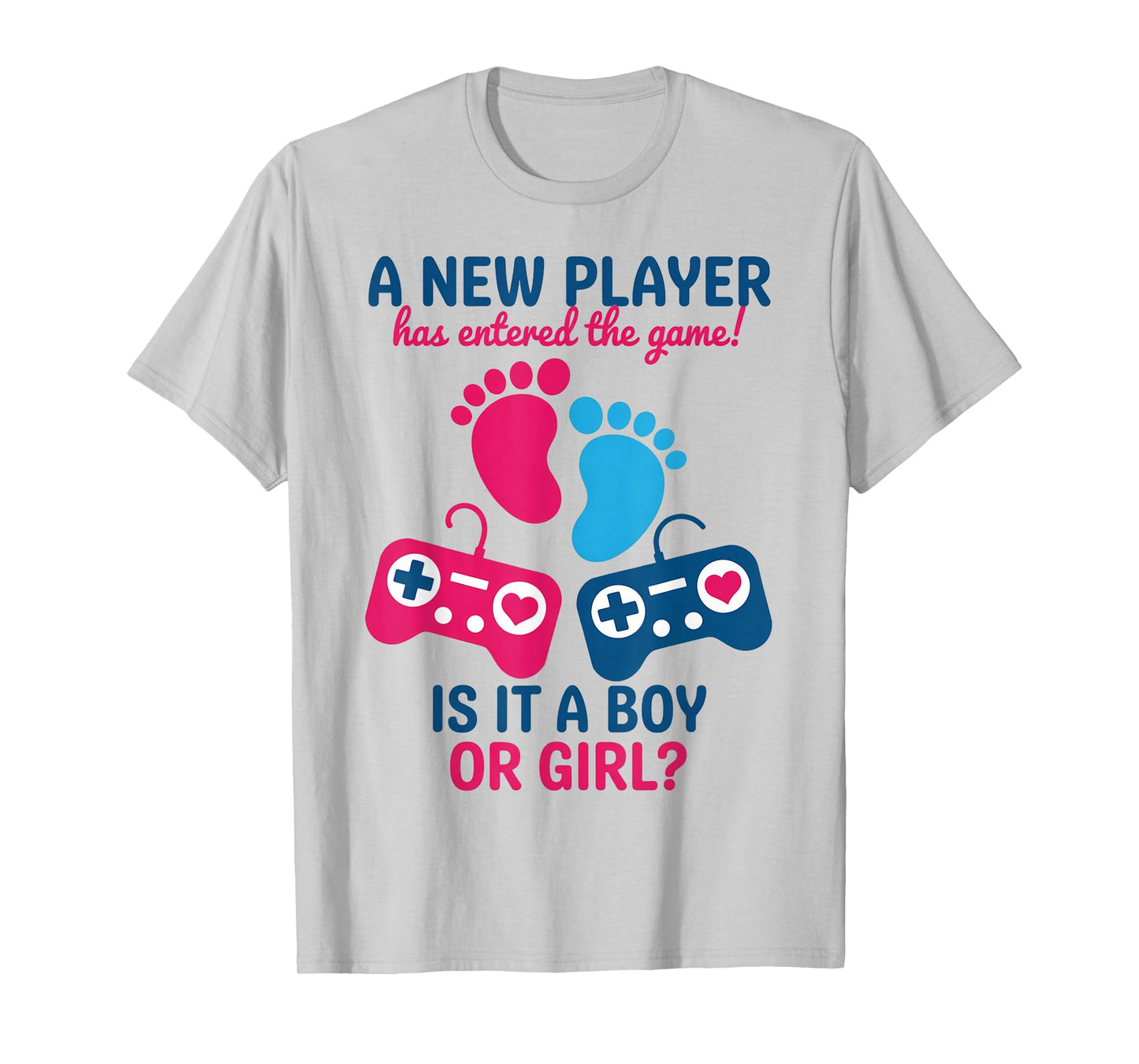 New Player Game Baby Shower Game Video Gamer Gender Reveal T-Shirt