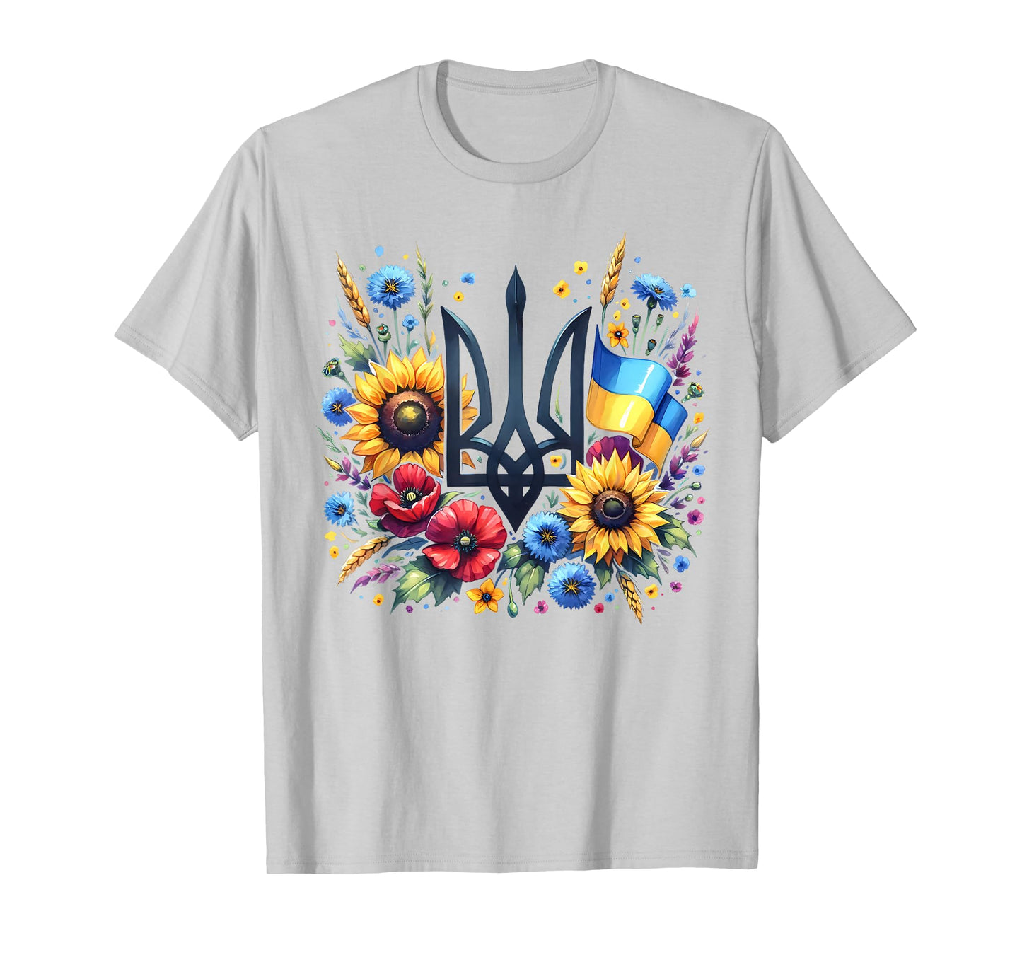 Support Ukraine, Ukrainian Trident Tryzub, Patriotic Ukraine T-Shirt
