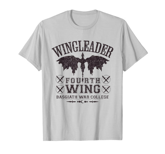 Fourth Wing Wingleader Basgiath War College T-Shirt