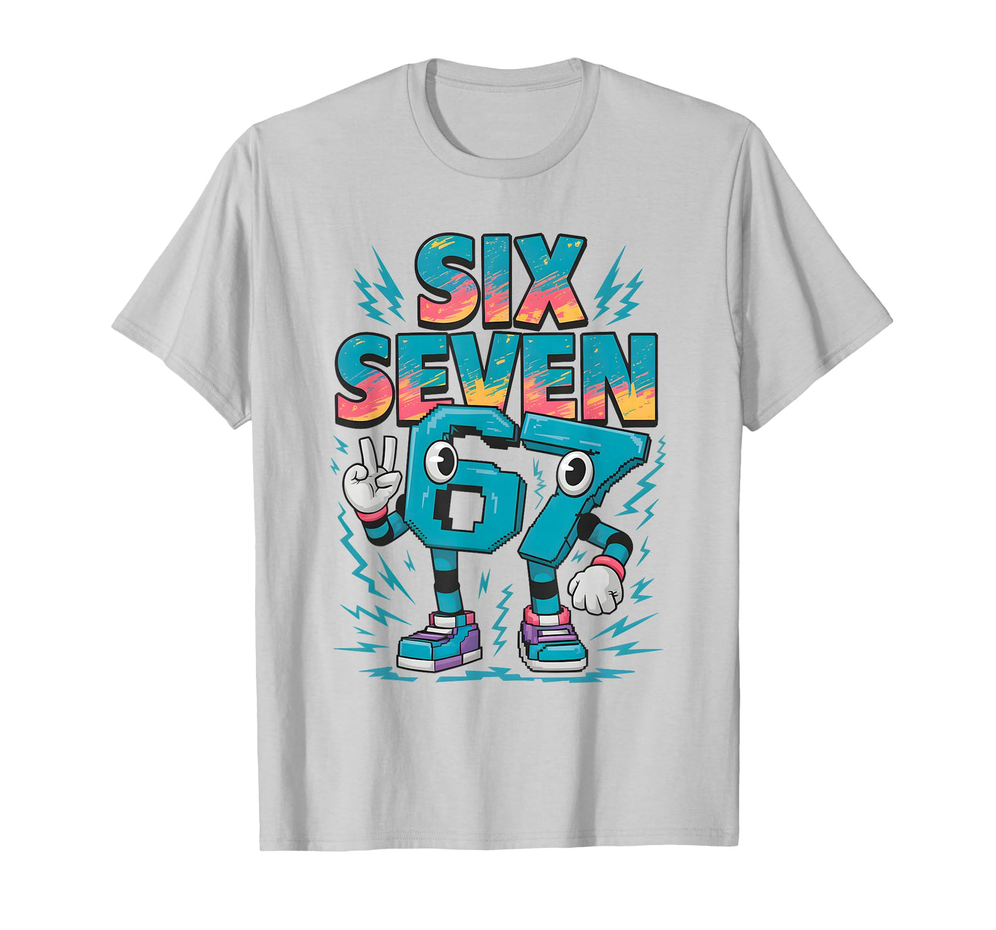 Kids Meme 67 Six Seven 6 7 Italian Brainrot T-Shirt