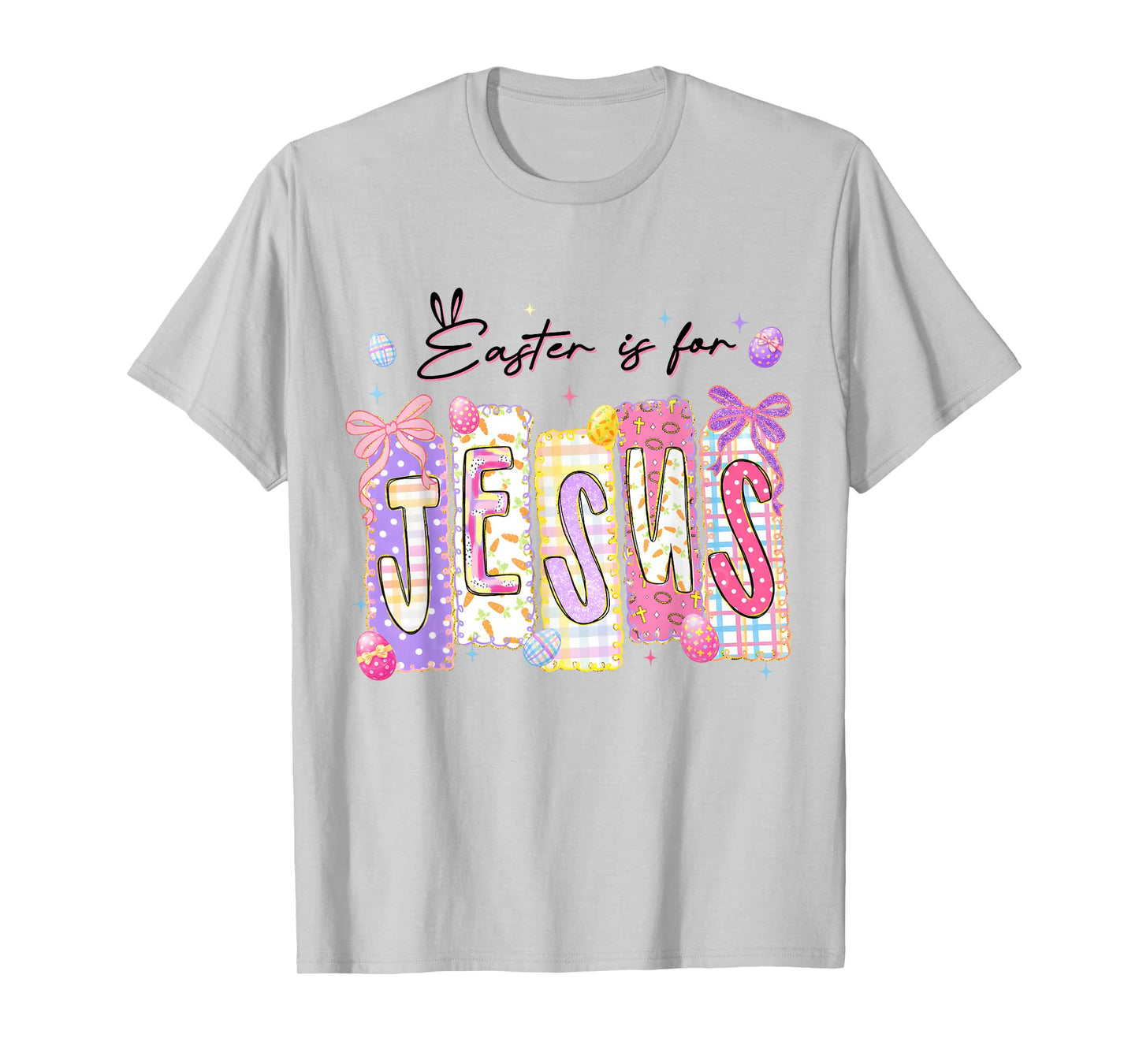 Easter is for Jesus Rabbit Coquette Women Girl Bunny T-Shirt