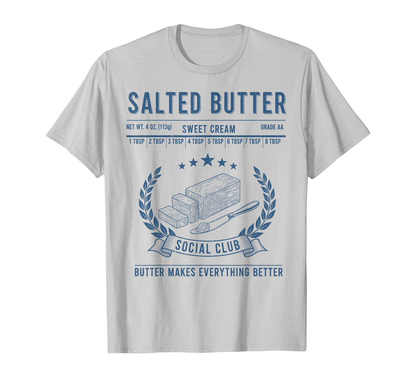Vintage Salted Butter Social Club Butter Lover Sweet Cream T-Shirt
