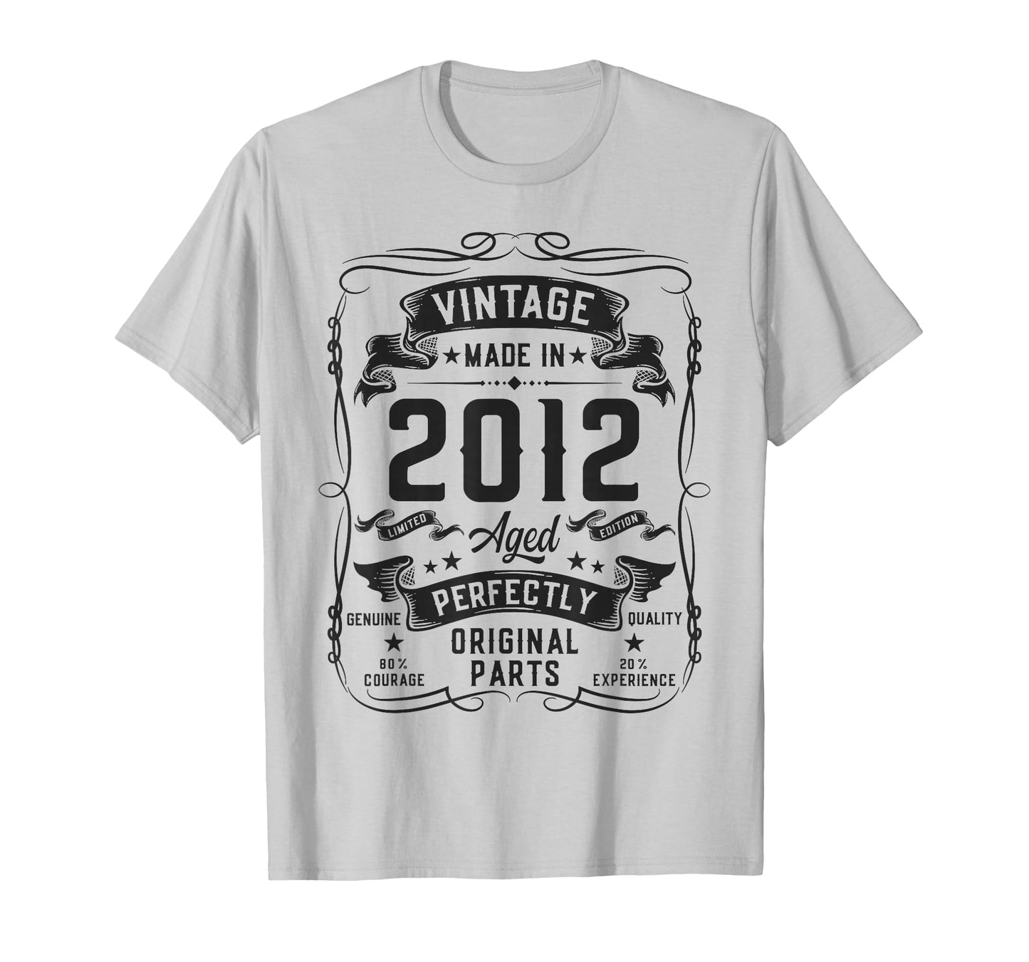 Vintage 2012 14yr 14th Birthday Gifts for Boys 14 Years Old T-Shirt