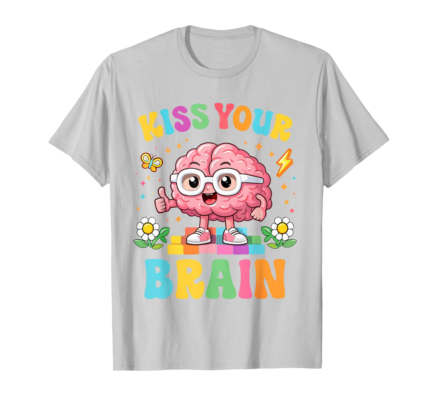 Kiss Your Brain Teacher Valentine Day Women T-Shirt