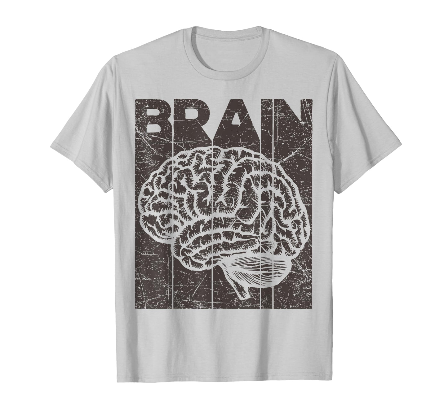 Brain Vintage Neurologist Retro Brain Section Neurology T-Shirt