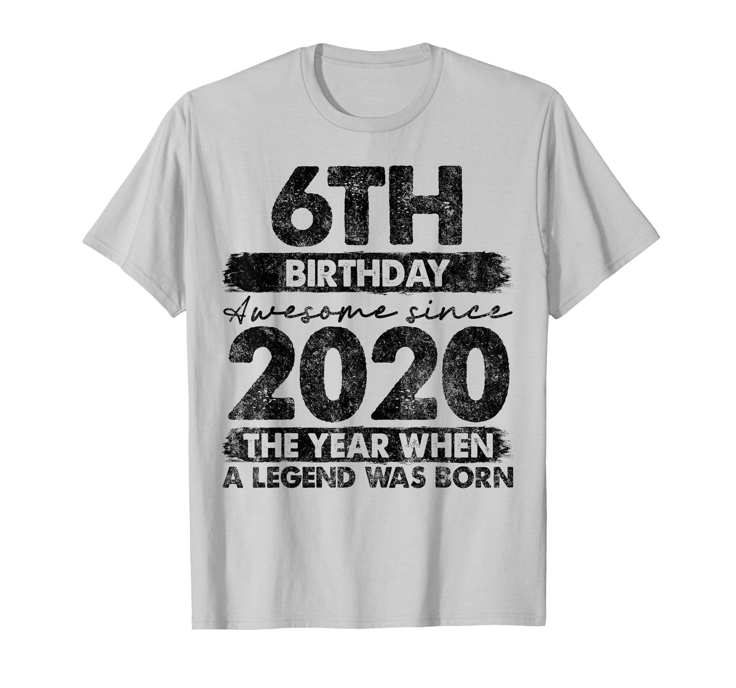 6 Year Old Gifts Vintage 2020 Limited Edition 6th Birthday T-Shirt