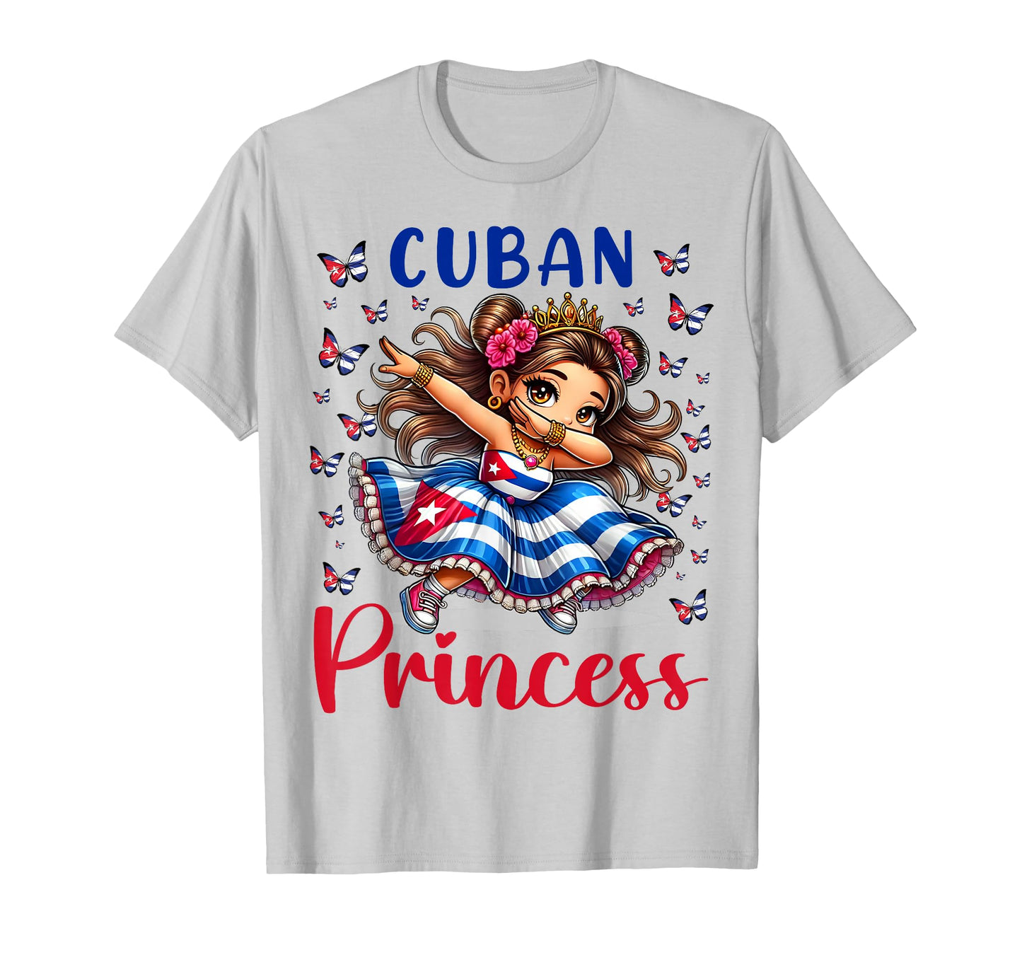 Cuban Princess Dabbing for girls & kids T-Shirt