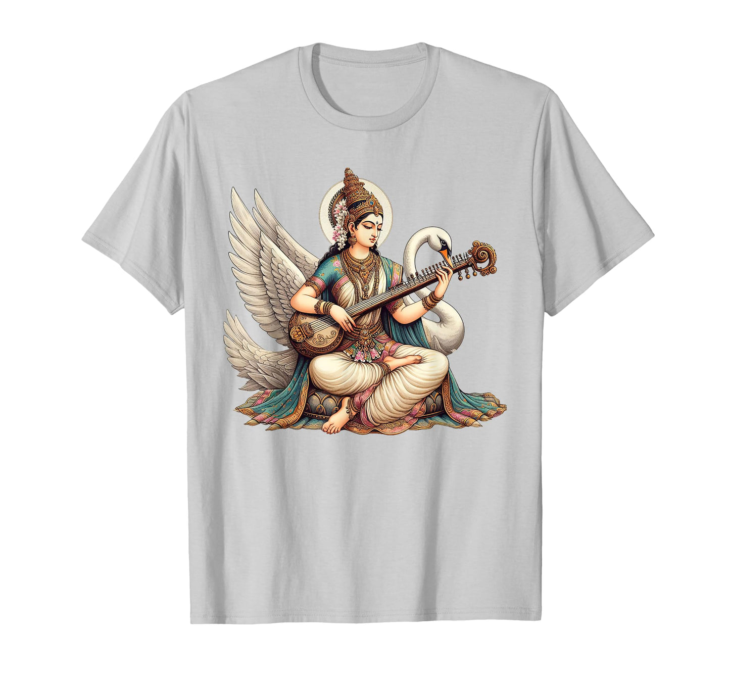 Hindu Saraswati Goddess Ancient Mythology Hinduism T-Shirt