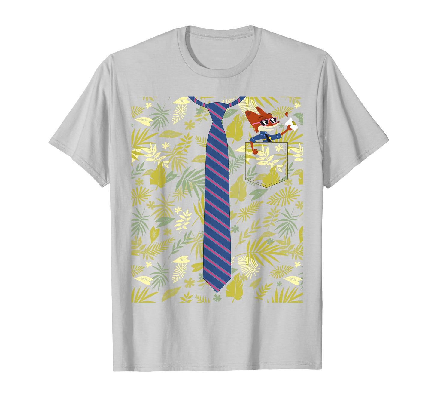 Disney Zootopia Nick Wilde Shirt and Tie Costume T-Shirt