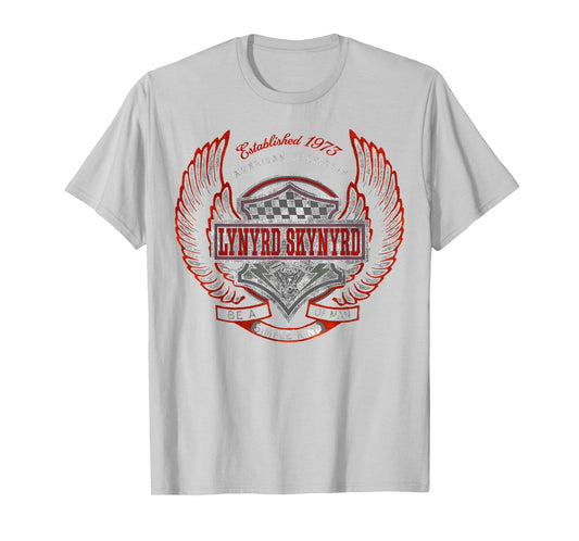 Lynyrd Skynyrd Simple Man 1973 Rally Race Car Biker Fan Rock T-Shirt