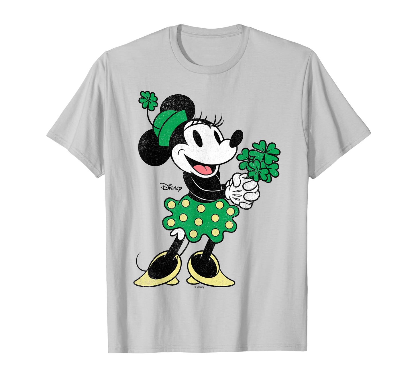 Disney Mickey and Friends Minnie St. Patrick's Day Clover T-Shirt
