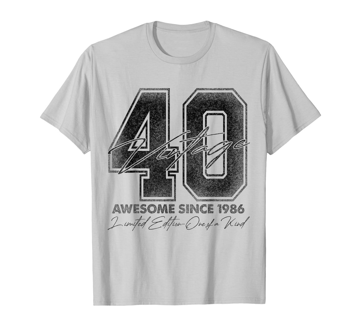 40 Year Old Gifts Vintage 1986 Limited Edition 40th Birthday T-Shirt