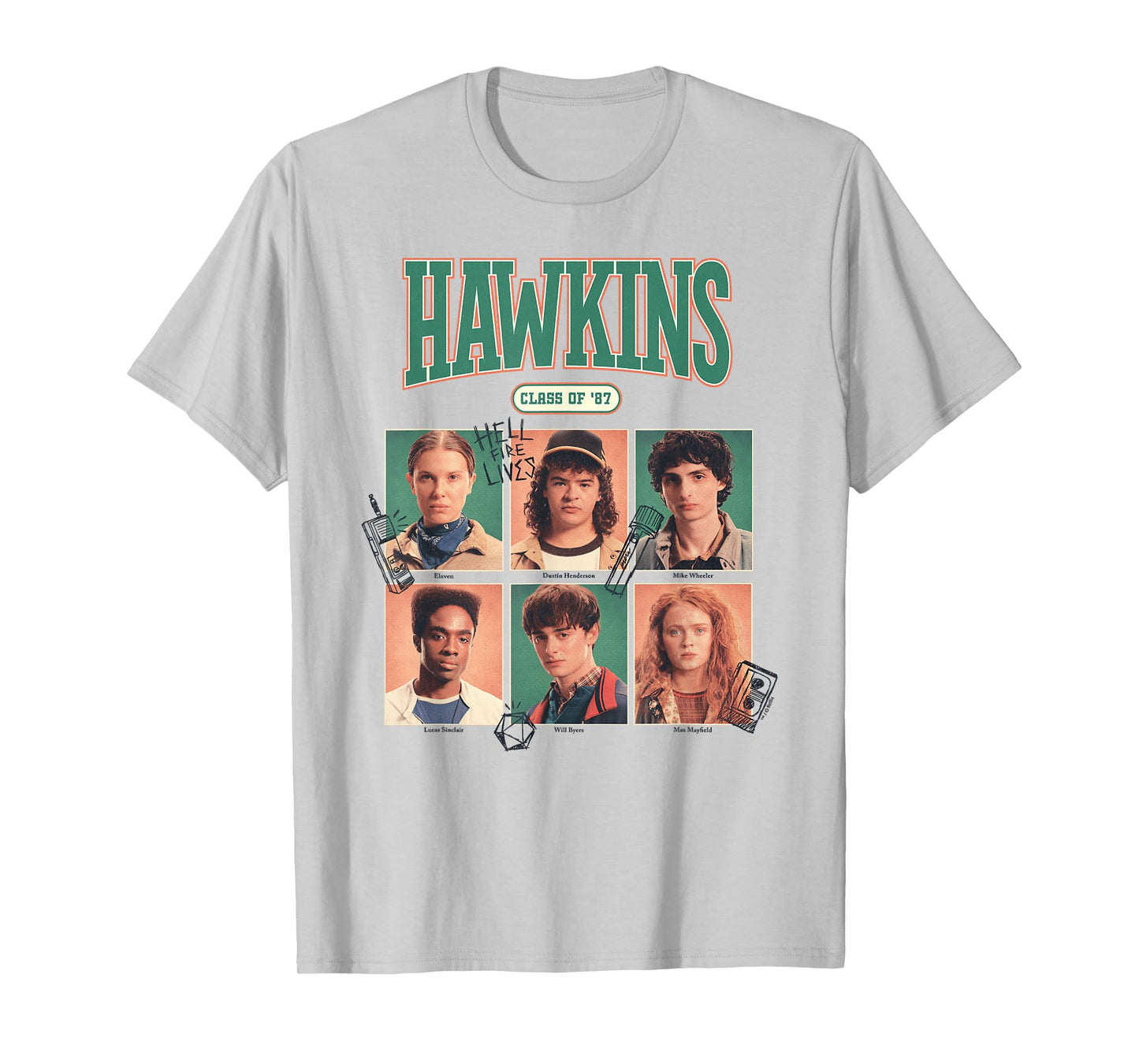 Stranger Things Hawkins Class of 87 Officially Licensed T-Shirt