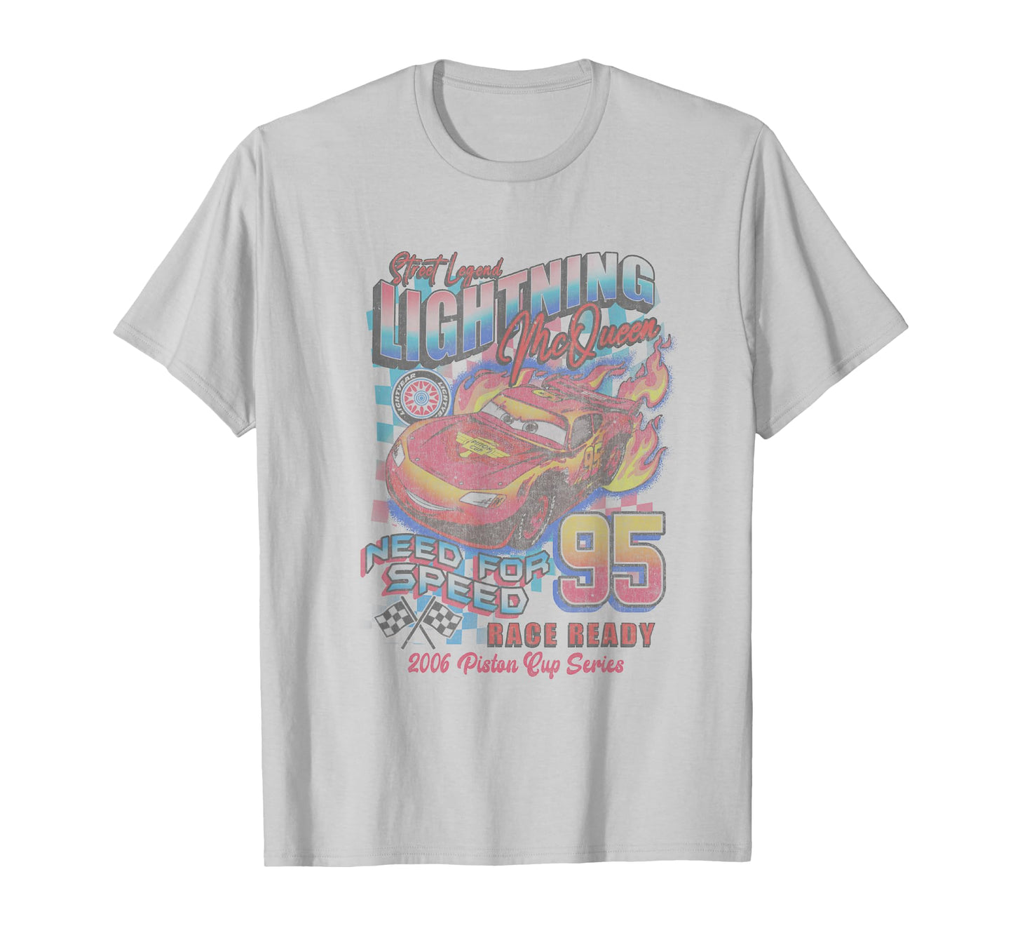Disney Pixar Cars Lightning McQueen Street Legend T-Shirt