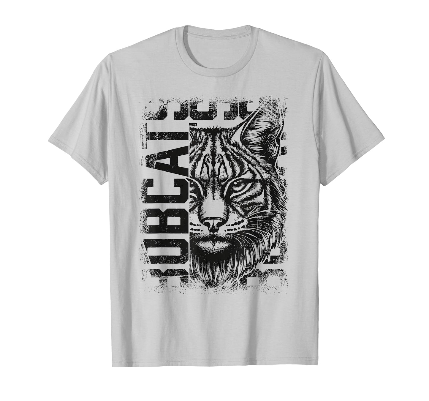 Bobcat School Sports Fan Team Spirit Mascot Cute Heart T-Shirt