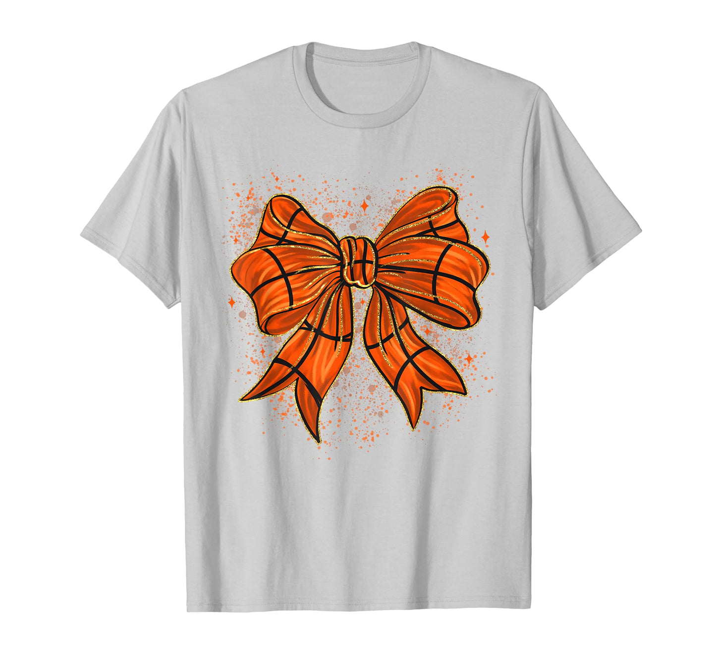 Cute Basketball Coquette Bow Basketball Bow Girls Game Day T-Shirt