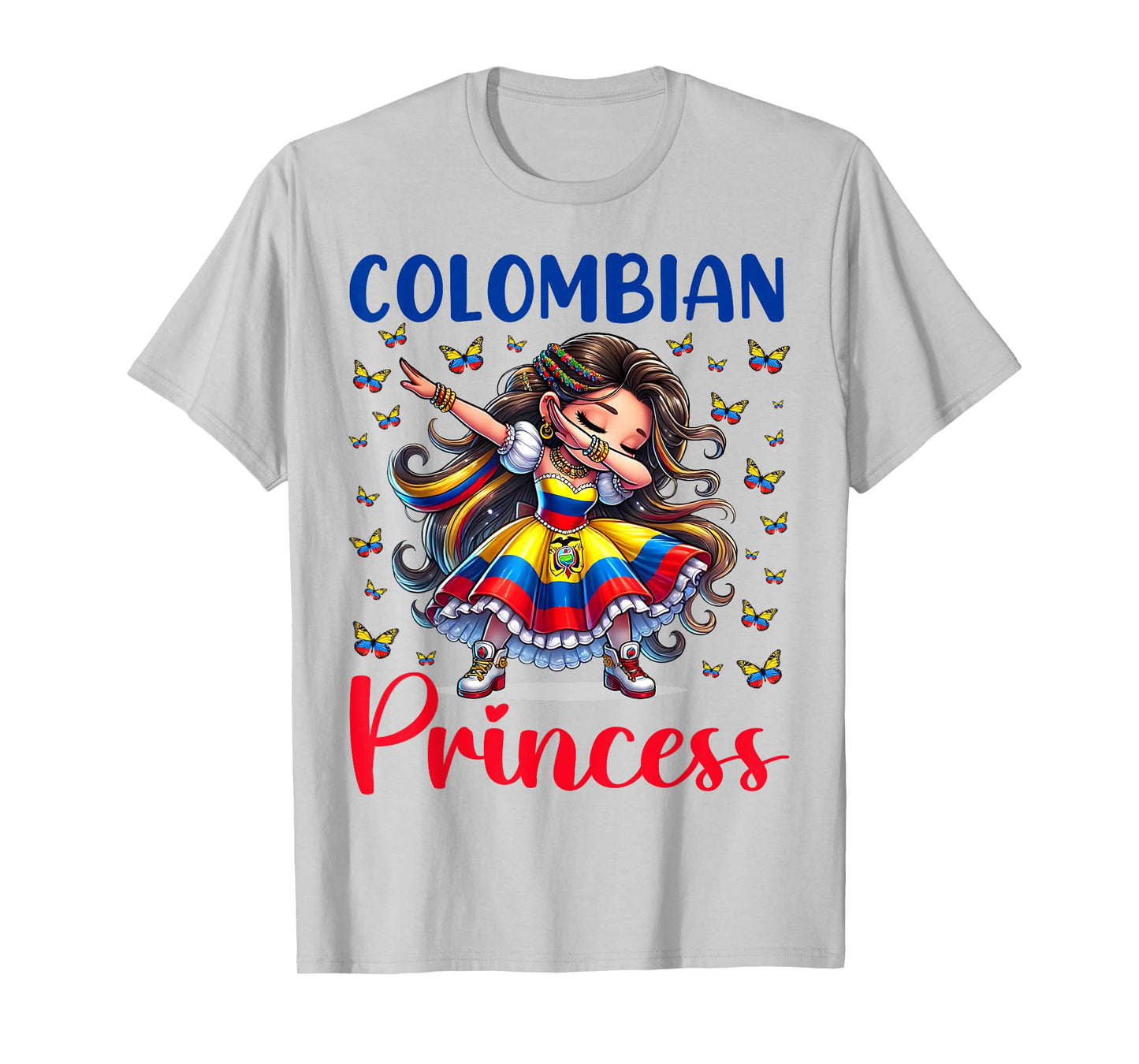 Colombian Princess Dabbing for girls & kids T-Shirt