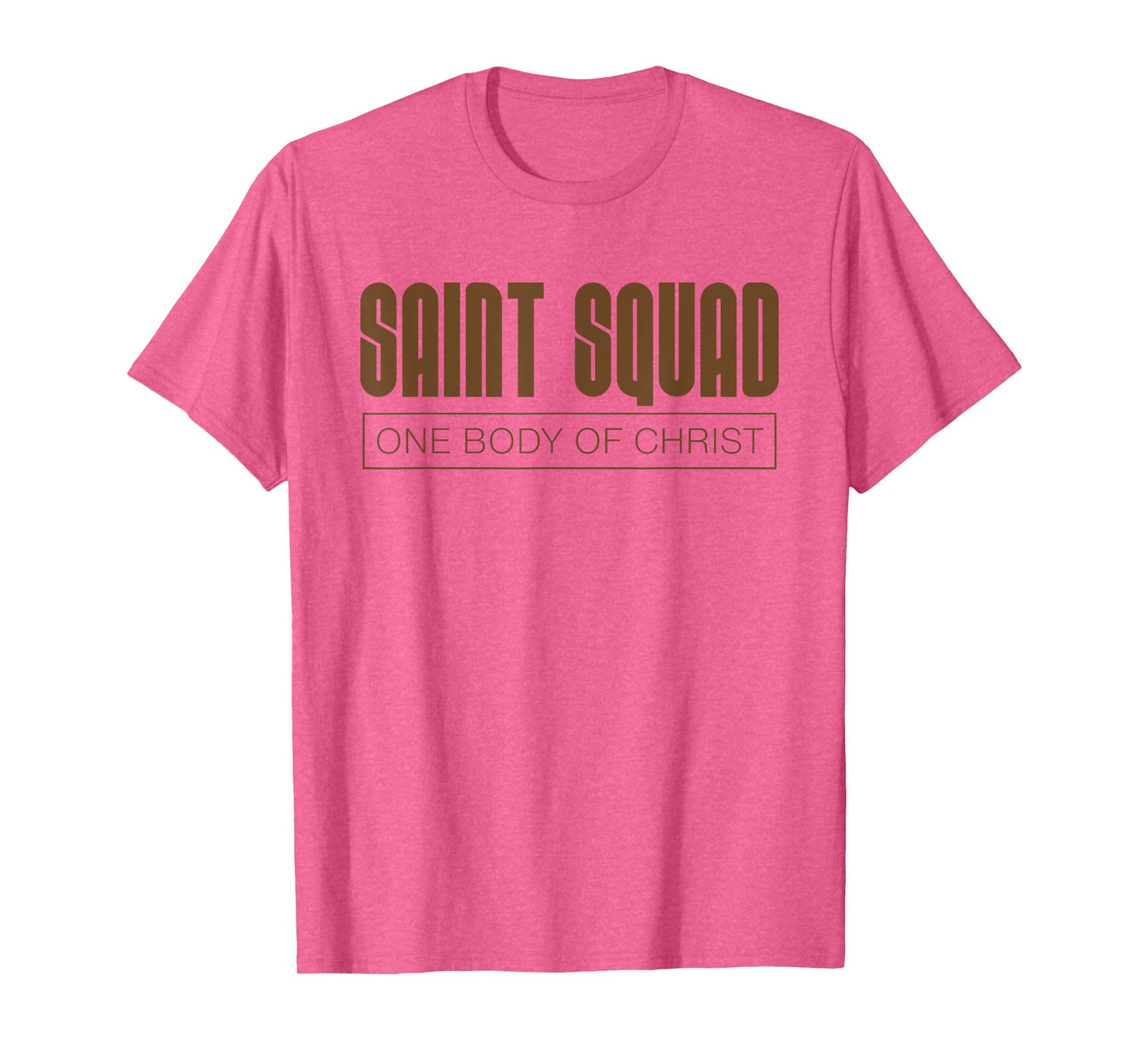 Saint Squad One Body of Christ Christian Teen Support Lt T-Shirt