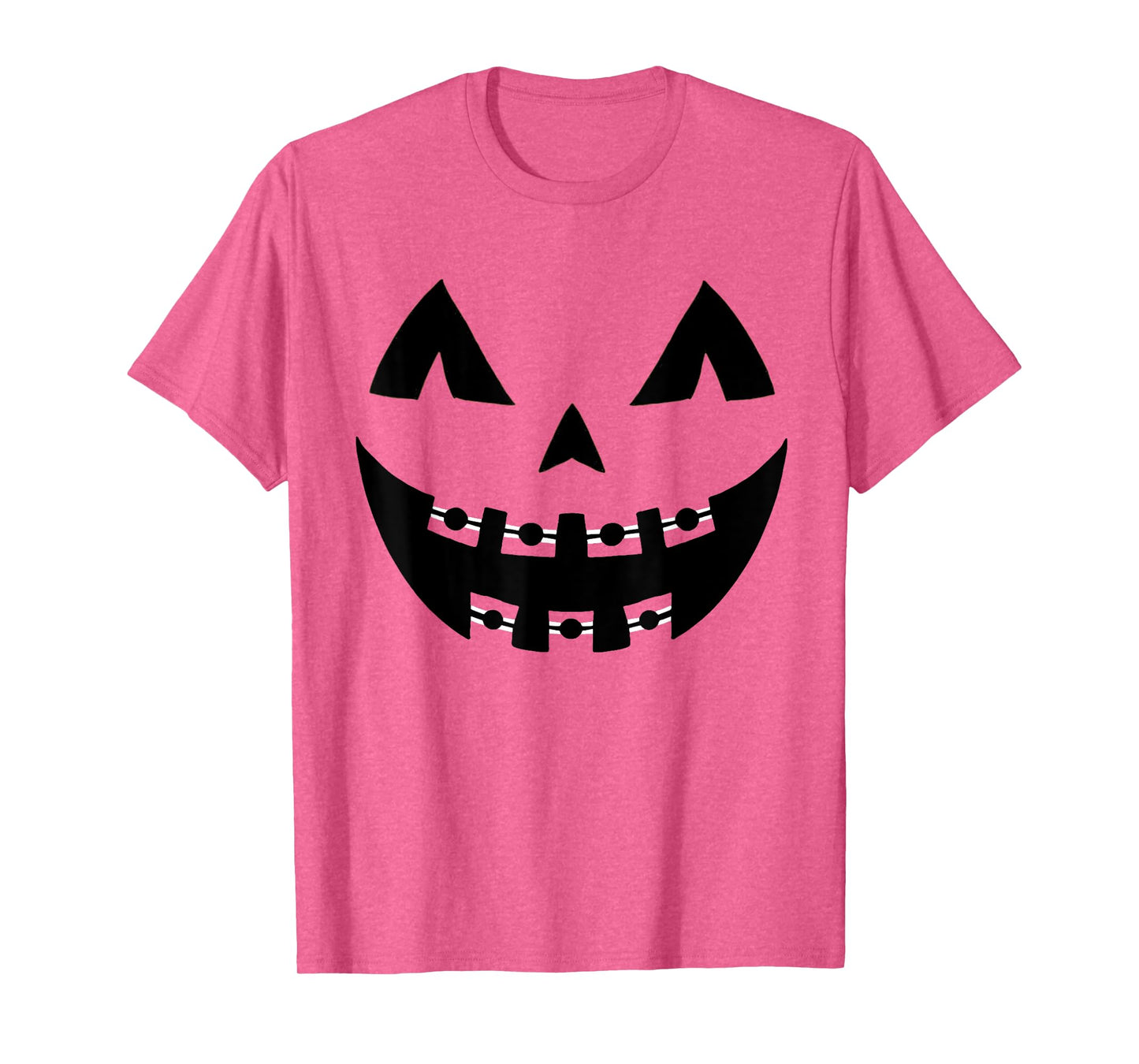 Halloween Jack O Lantern Face Pumpkin Braces Orthodontics T-Shirt