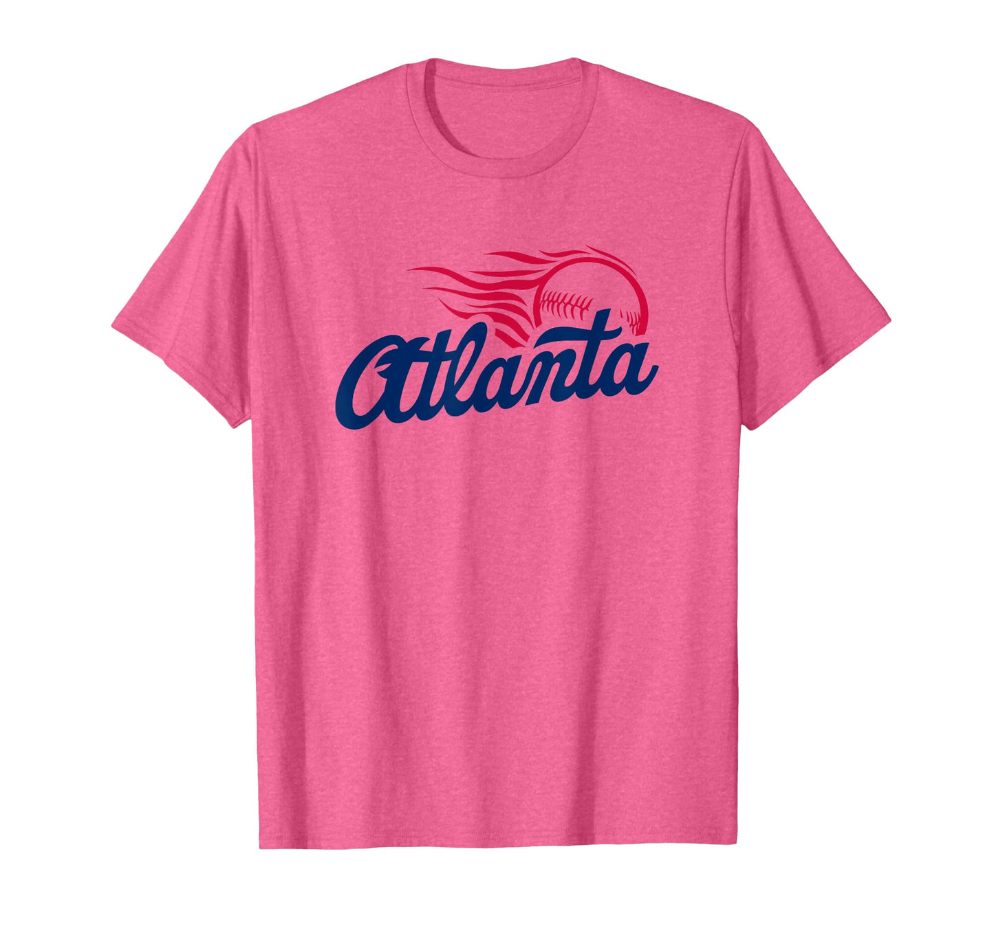 Atlanta Baseball Vintage Minimalist Retro Baseball Lover T-Shirt