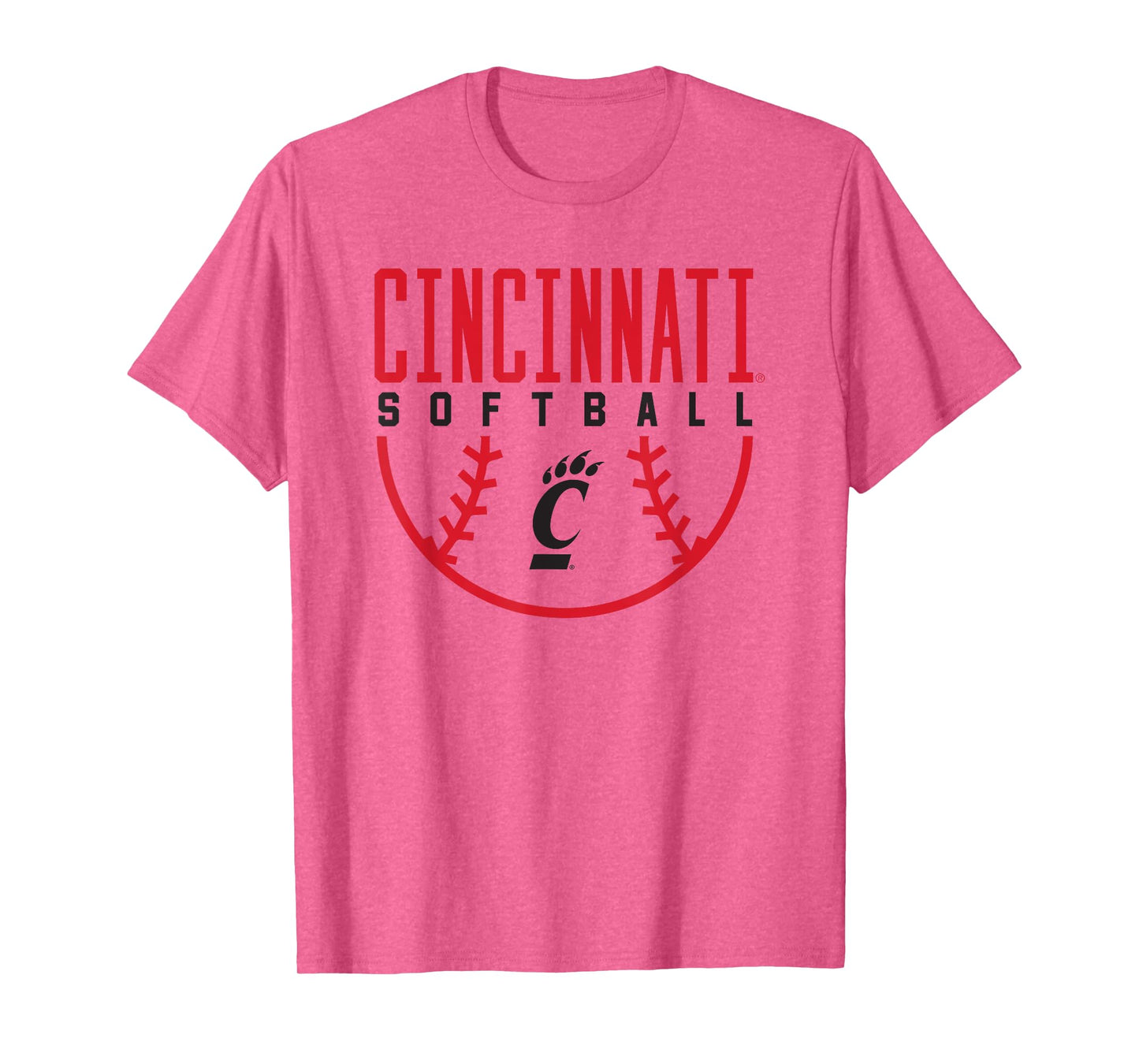 University of Cincinnati Bearcats Softball Arch T-Shirt