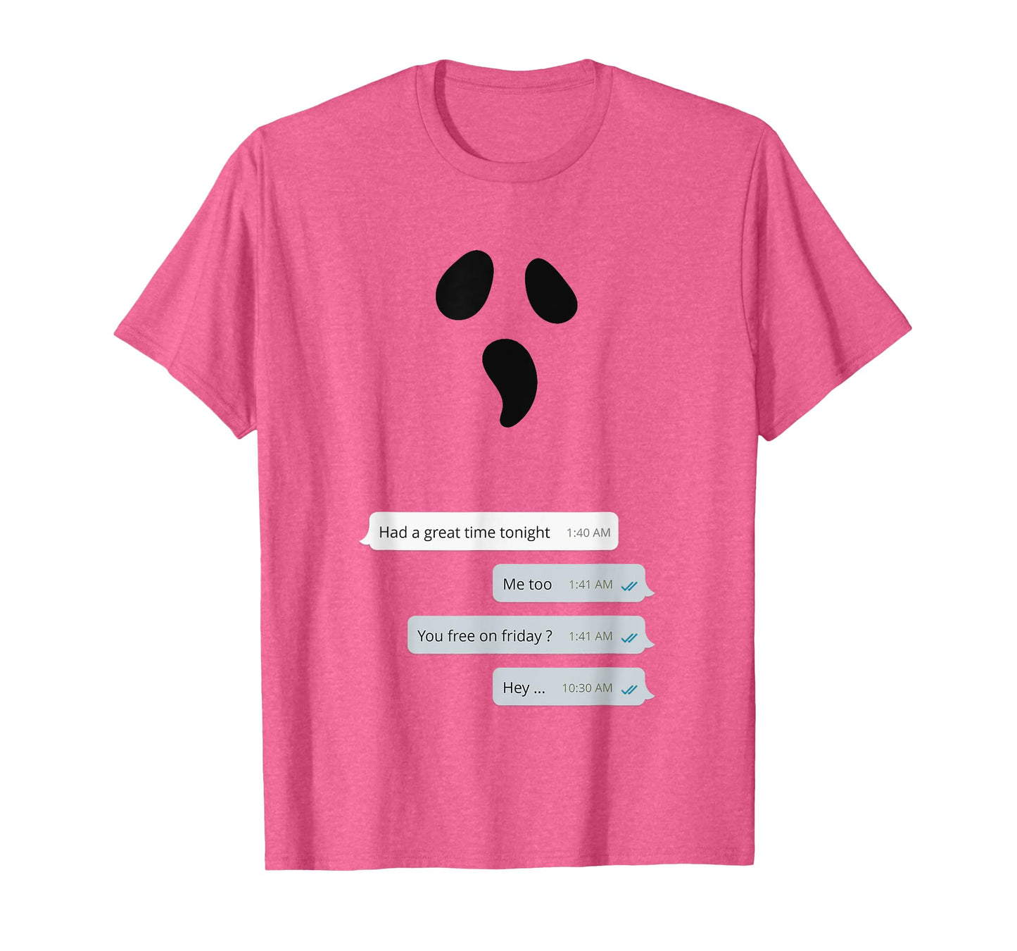 Online texting Chat ghosting funny Halloween ghost meme T-Shirt