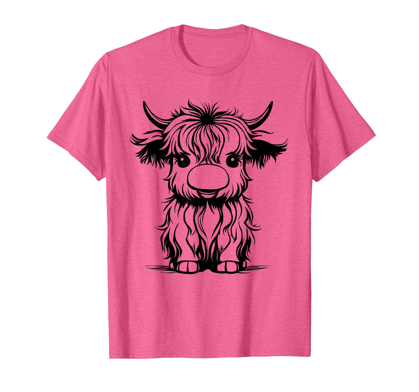 Cute Highland cattle Cow Funny Highland Cow T-Shirt