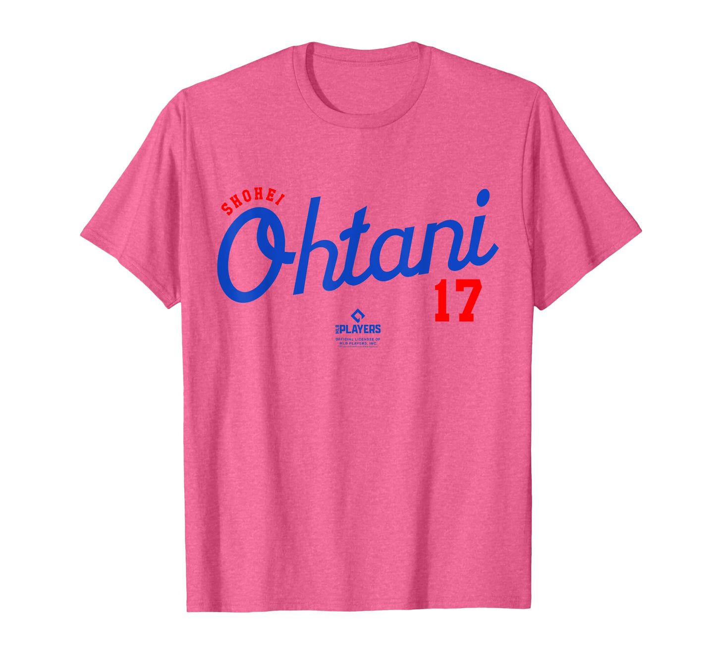 Shohei Ohtani #17 Blue And Red LA Vintage MLB Players T-Shirt