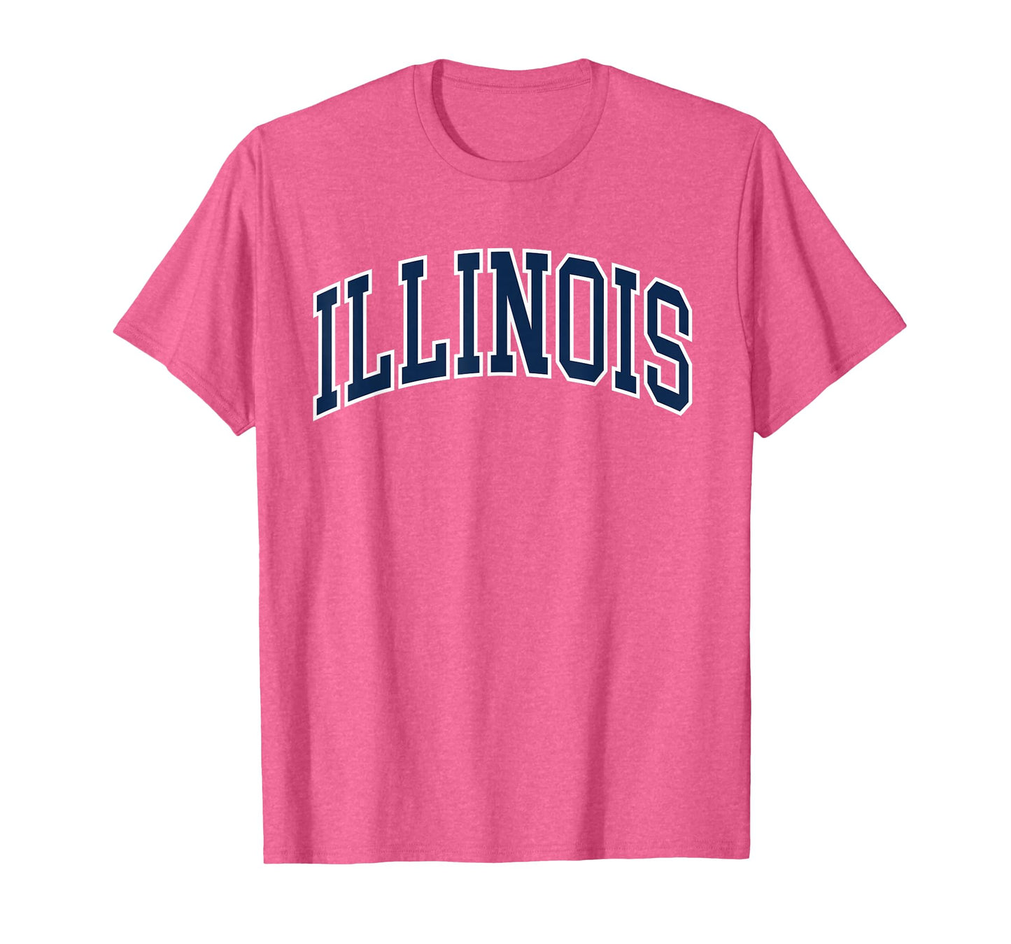 Retro Illinois Tee Vintage Illinois Orange Blue Throwback IL T-Shirt
