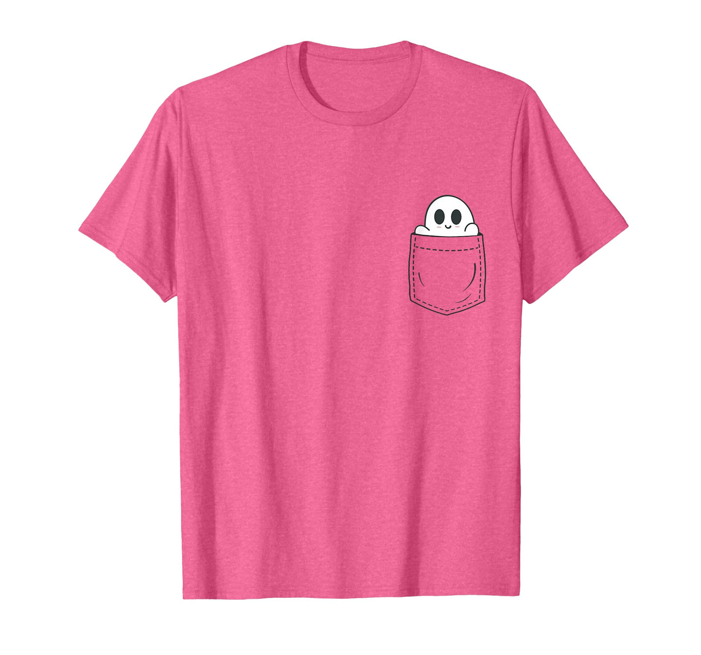 Ghost in Pocket Halloween T-Shirt