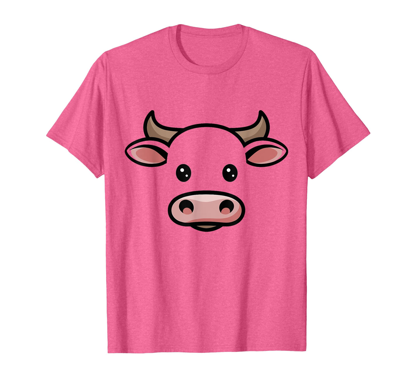 Halloween Cow Bull Face Tshirt Costume Kids Cute Themed T-Shirt
