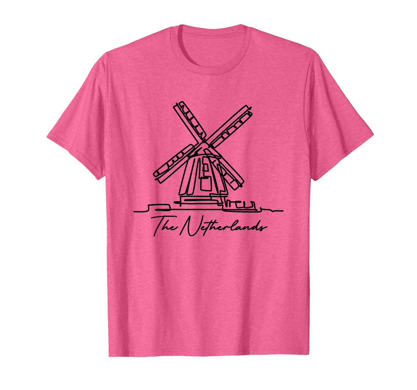 The Netherlands Windmill Amsterdam Zaanse Schans Souvenir T-Shirt