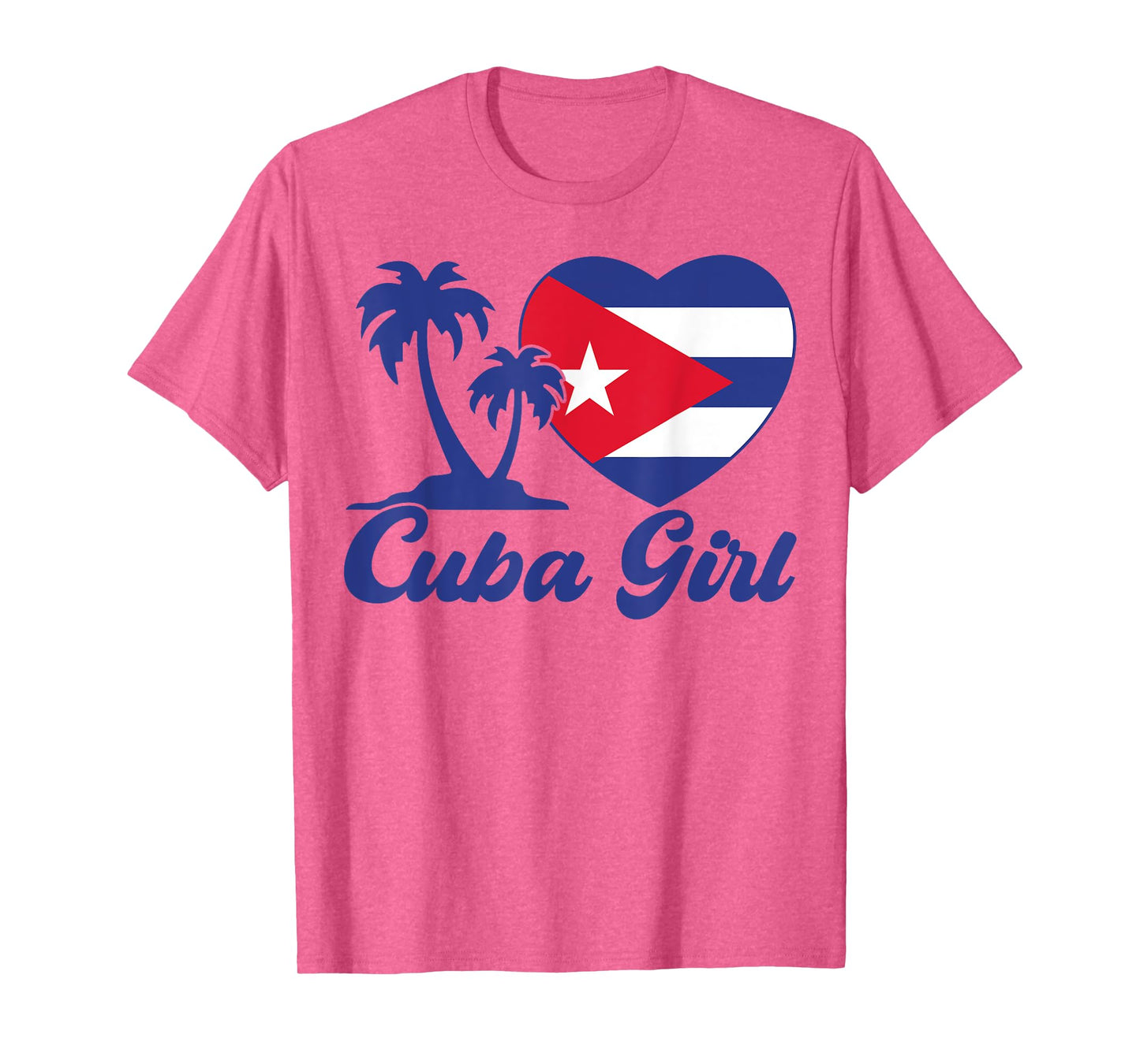 Cuba-Shirt Cuban Girl Flag Cubanita Hispanic Heritage Kids T-Shirt