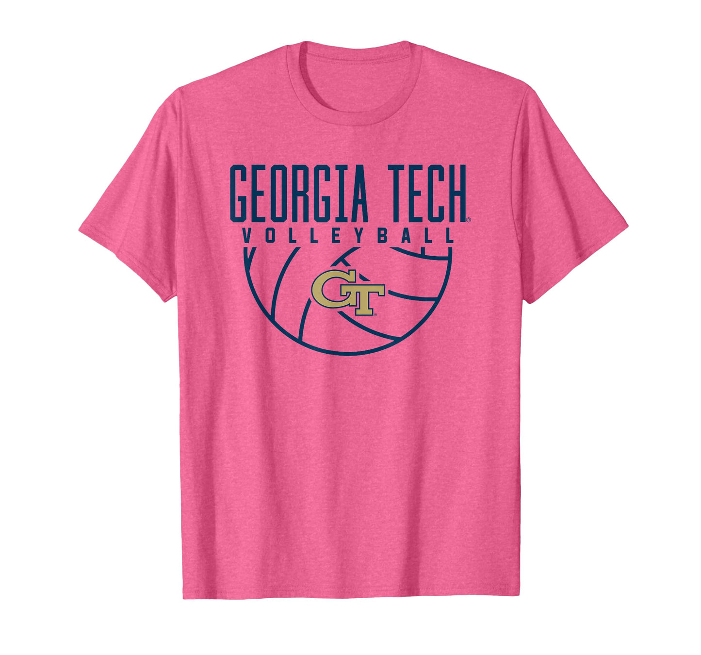 Georgia Tech Yellow Jackets Volleyball Arch T-Shirt