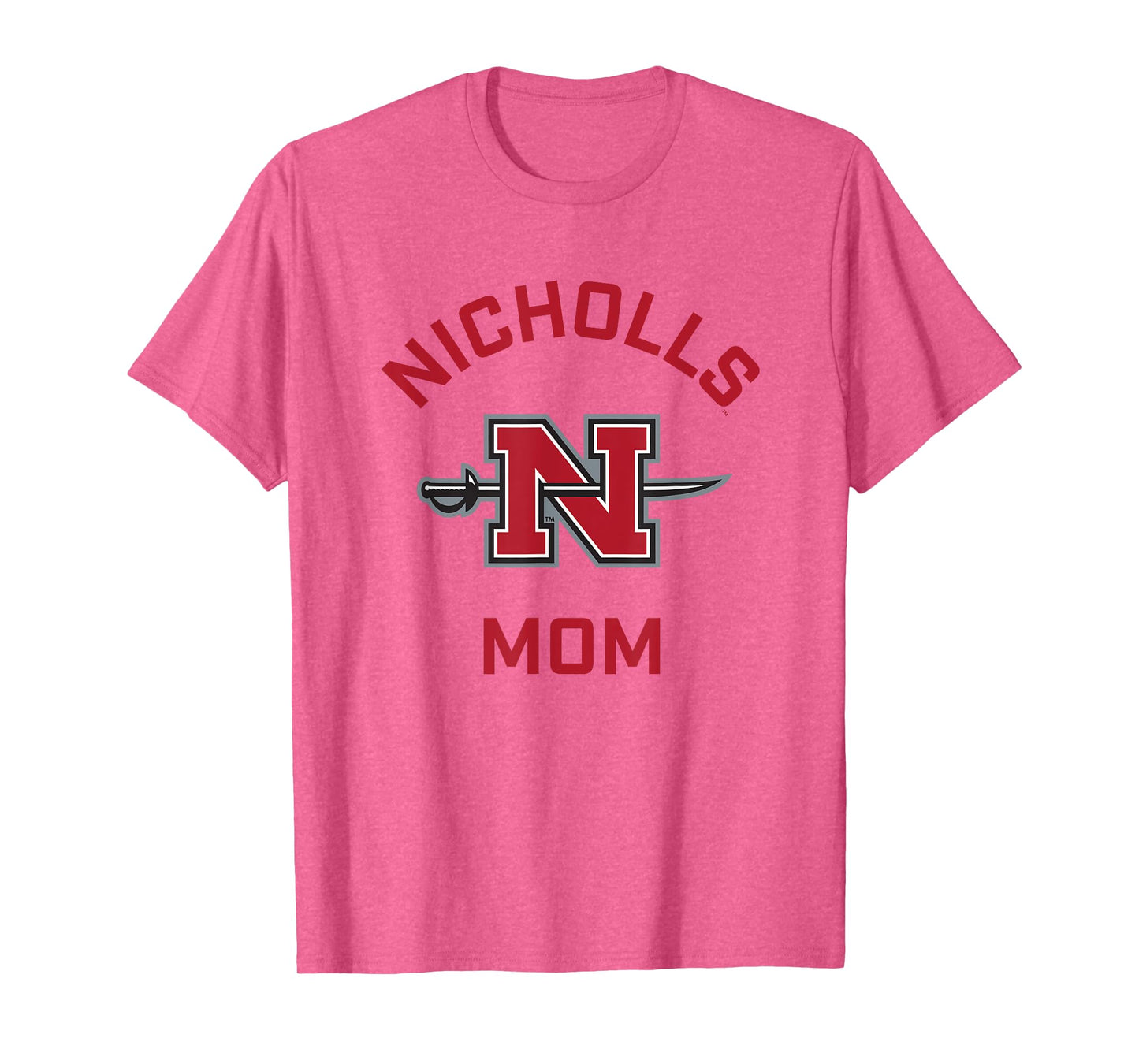 Nicholls State University Colonels Arched Mom T-Shirt