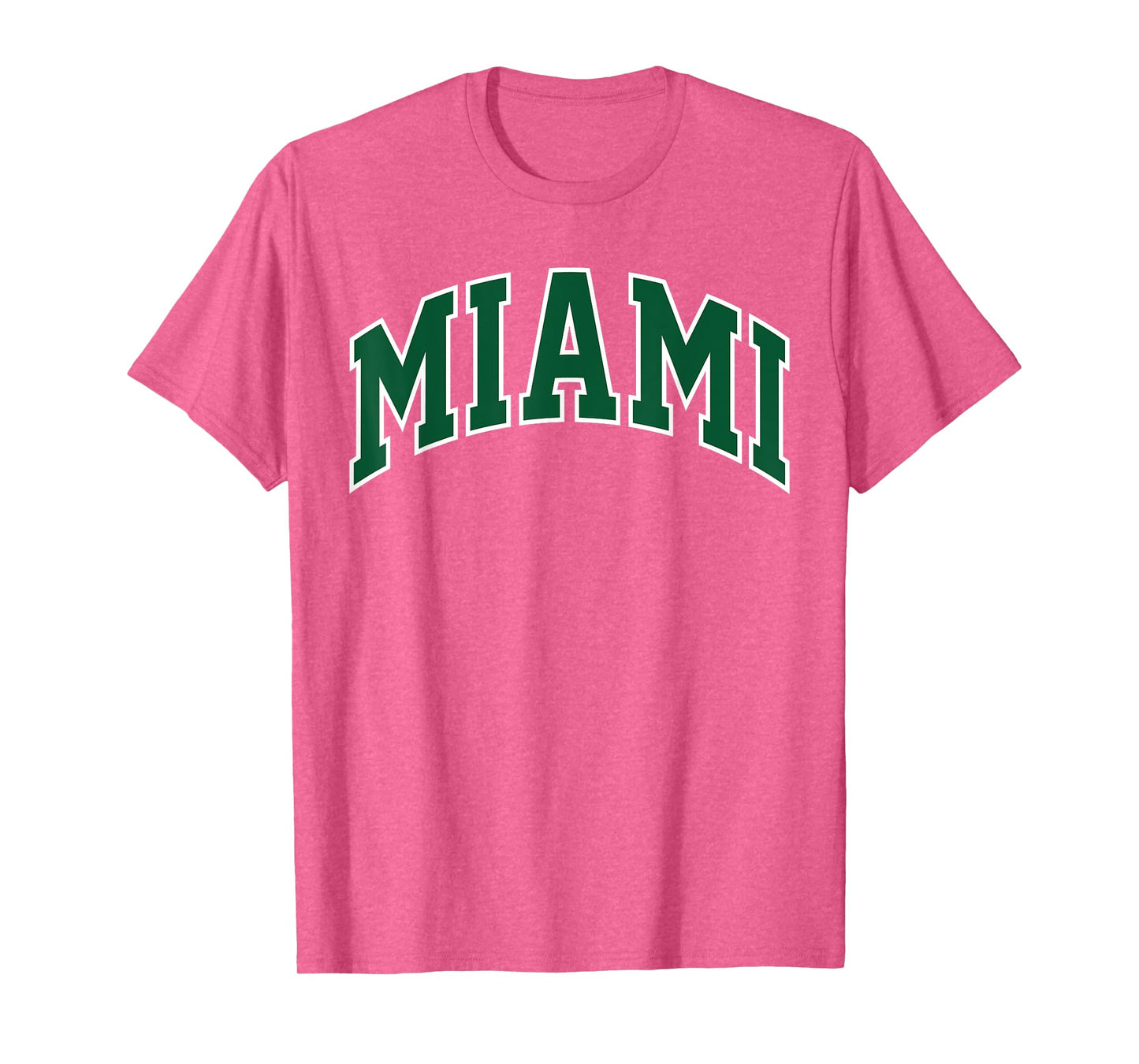 Retro Miami Men Miami Women Vintage Green White FL Souvenir T-Shirt