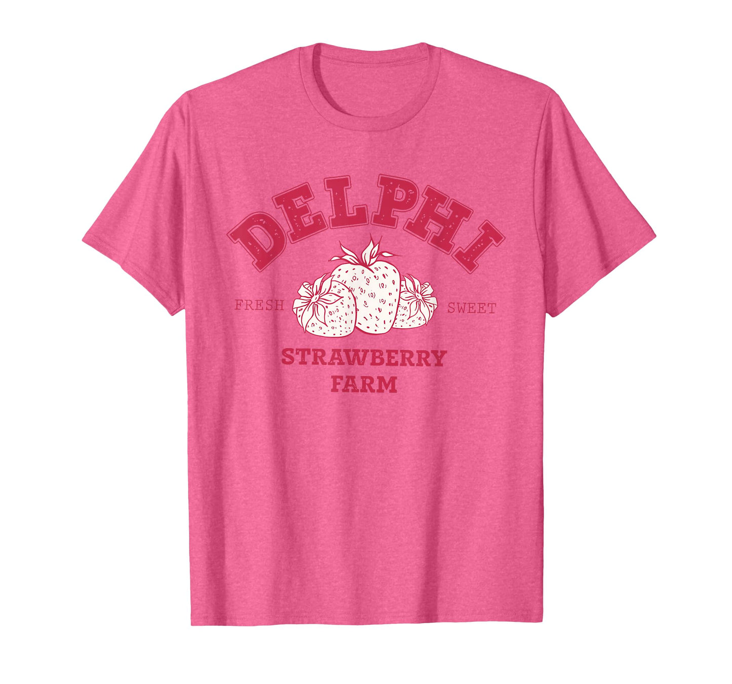 Delphi Strawberry Farm Service Fresh Sweet Womens T-Shirt